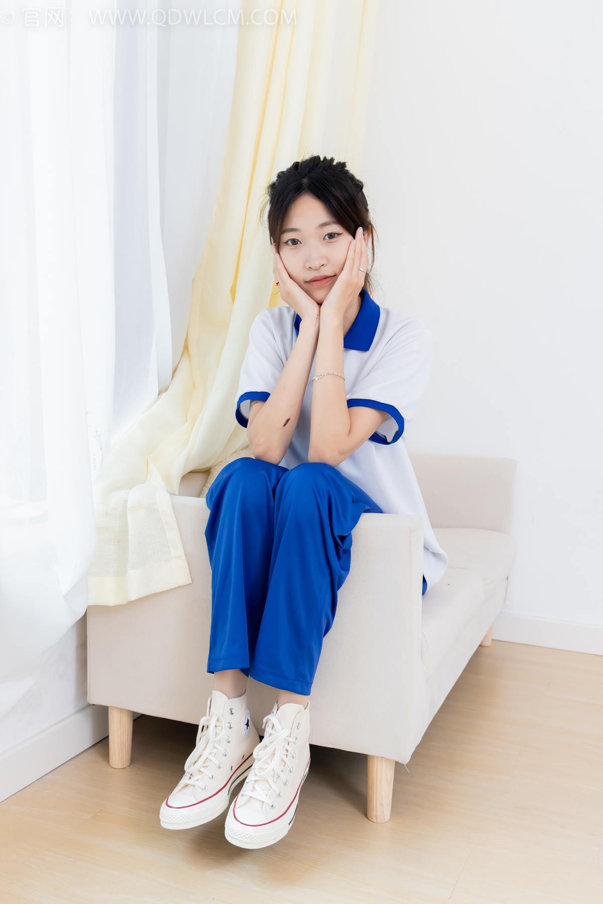 图片[17]-物恋传媒 NO.2387 小夏-帆布鞋、白短棉袜、薄肉丝、校服[118P] – 速更版-美库