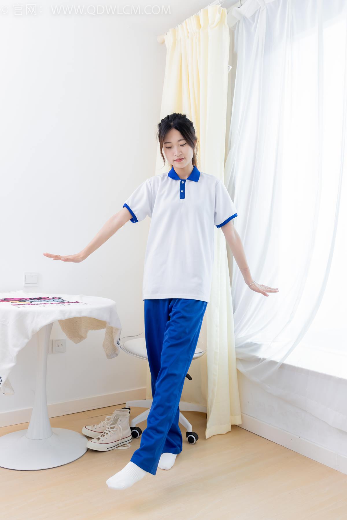 图片[21]-物恋传媒 NO.2387 小夏-帆布鞋、白短棉袜、薄肉丝、校服[118P] – 速更版-美库