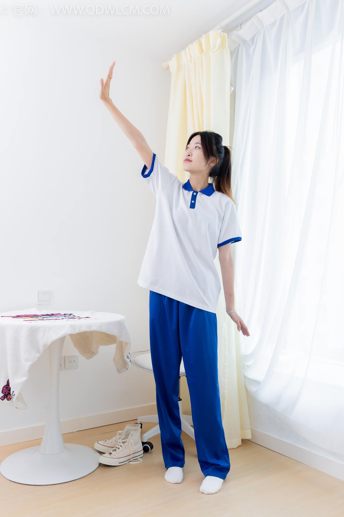 图片[24]-物恋传媒 NO.2387 小夏-帆布鞋、白短棉袜、薄肉丝、校服[118P] – 速更版-美库