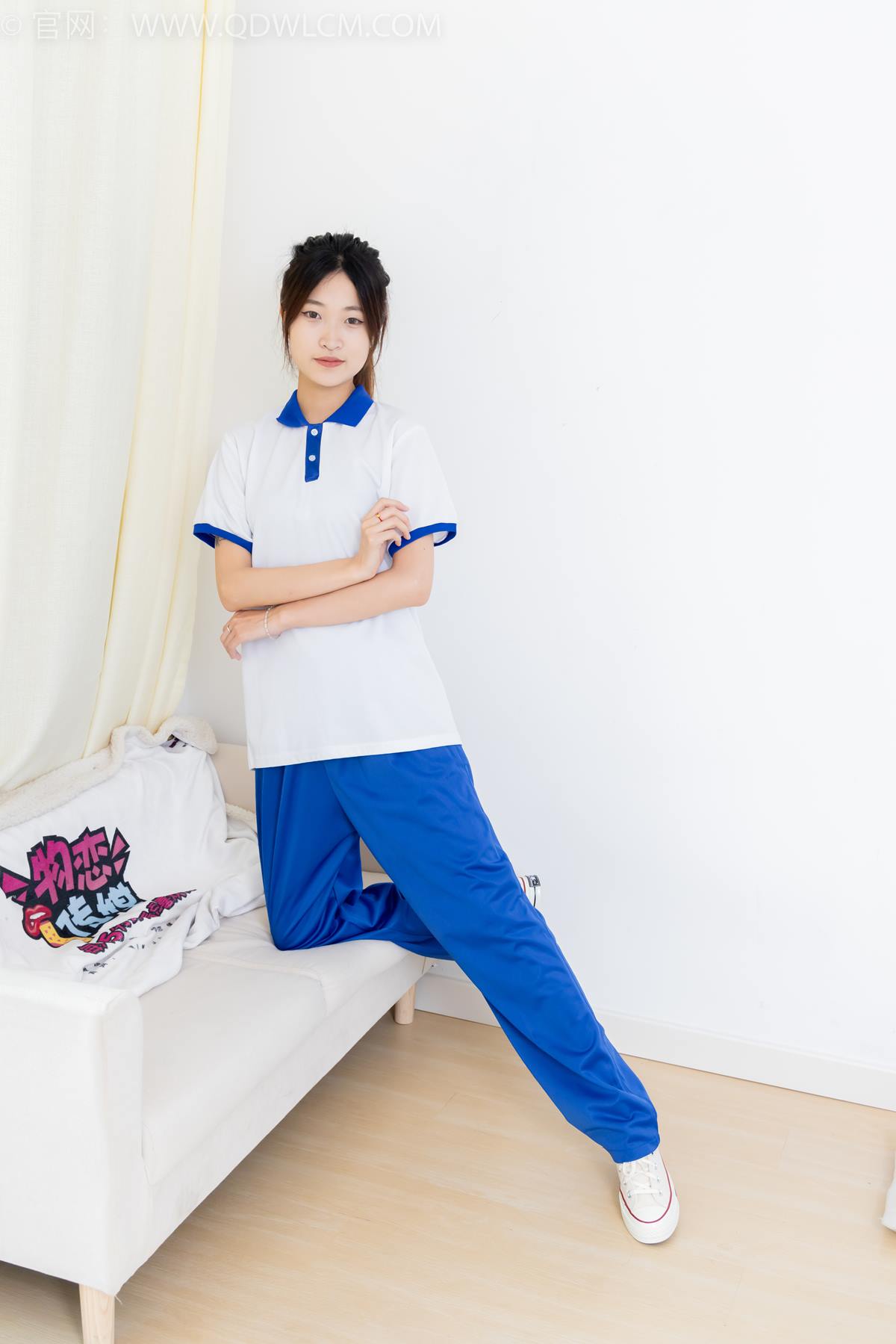 图片[35]-物恋传媒 NO.2387 小夏-帆布鞋、白短棉袜、薄肉丝、校服[118P] – 速更版-美库