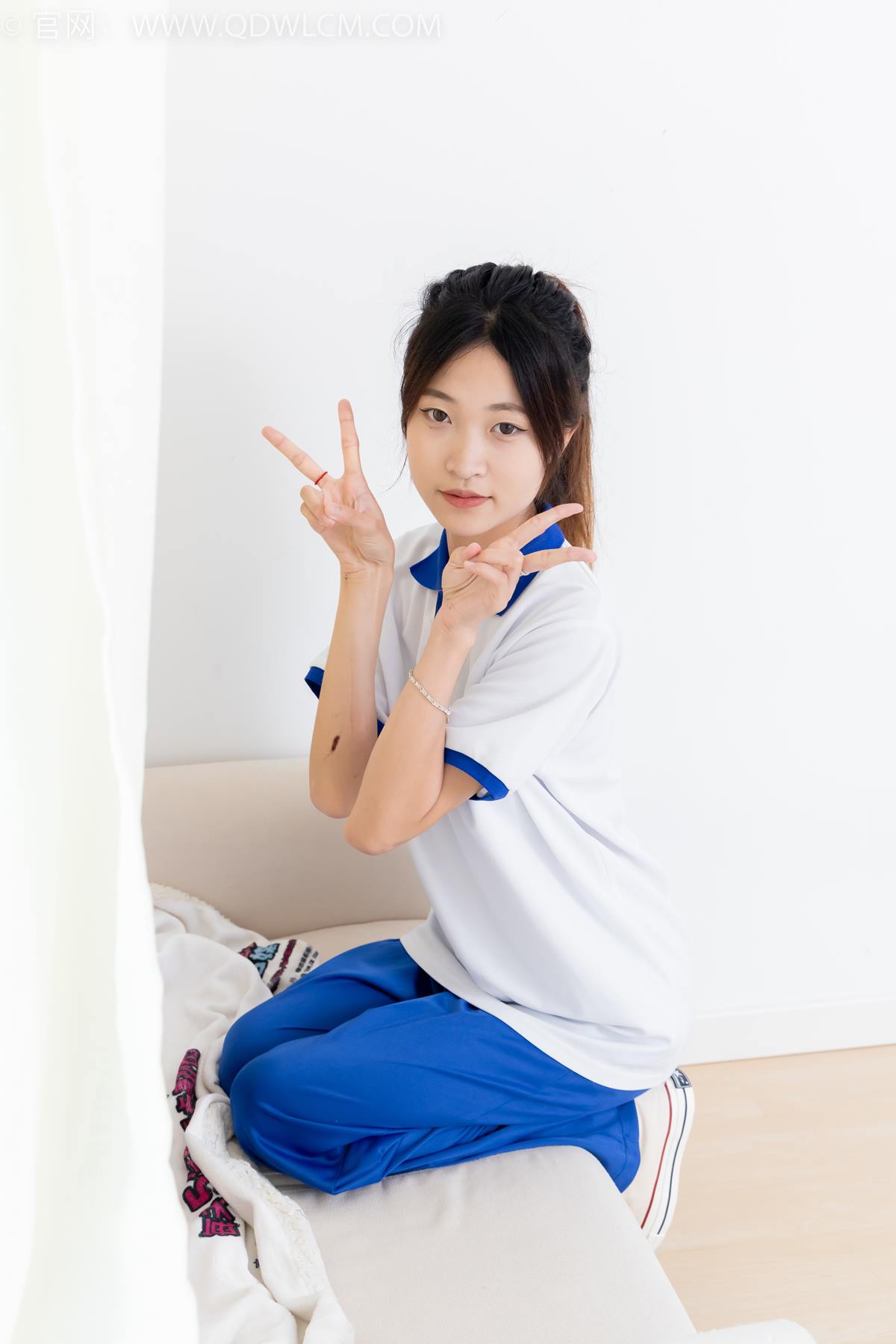 图片[36]-物恋传媒 NO.2387 小夏-帆布鞋、白短棉袜、薄肉丝、校服[118P] – 速更版-美库