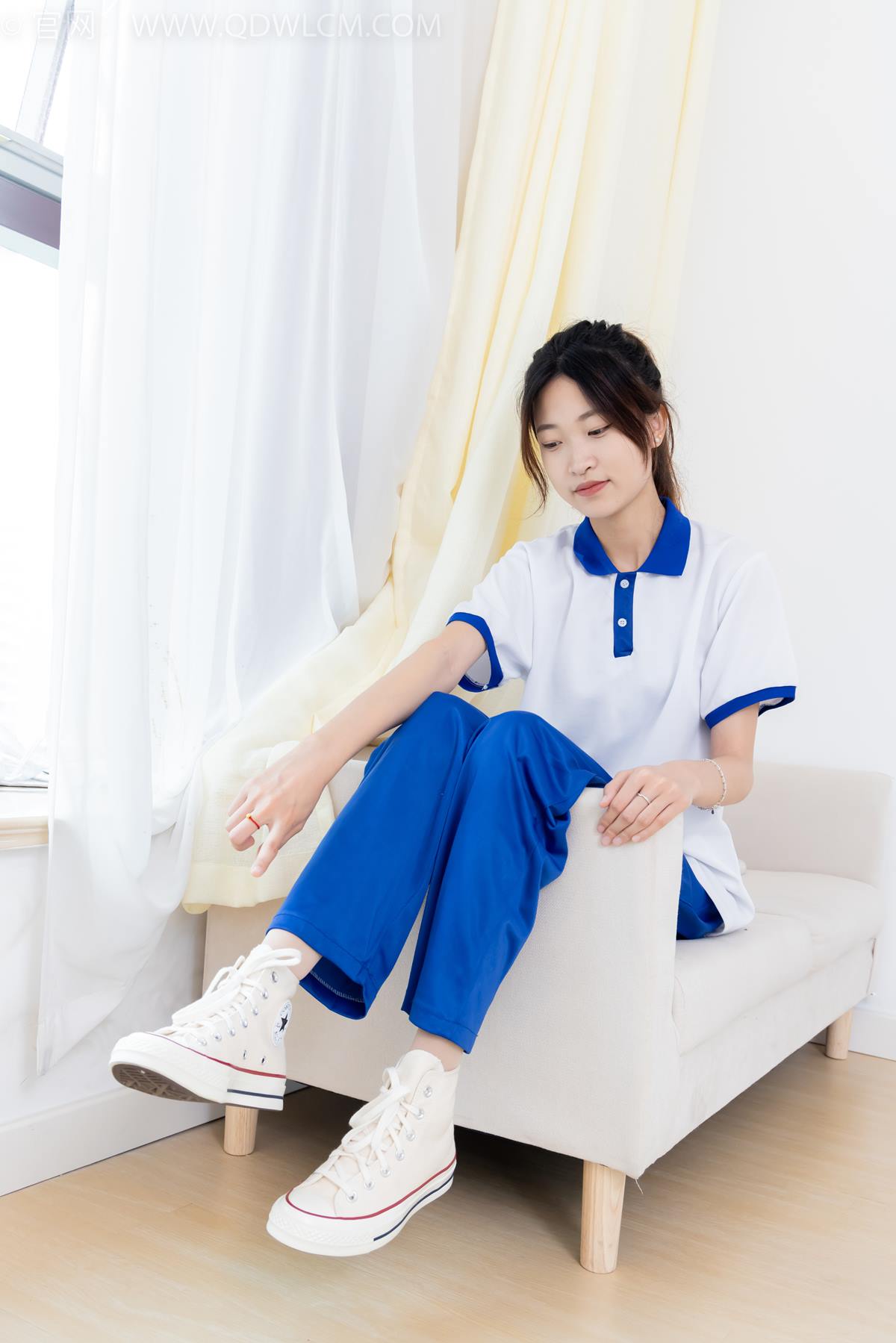 图片[113]-物恋传媒 NO.2387 小夏-帆布鞋、白短棉袜、薄肉丝、校服[118P] – 速更版-美库