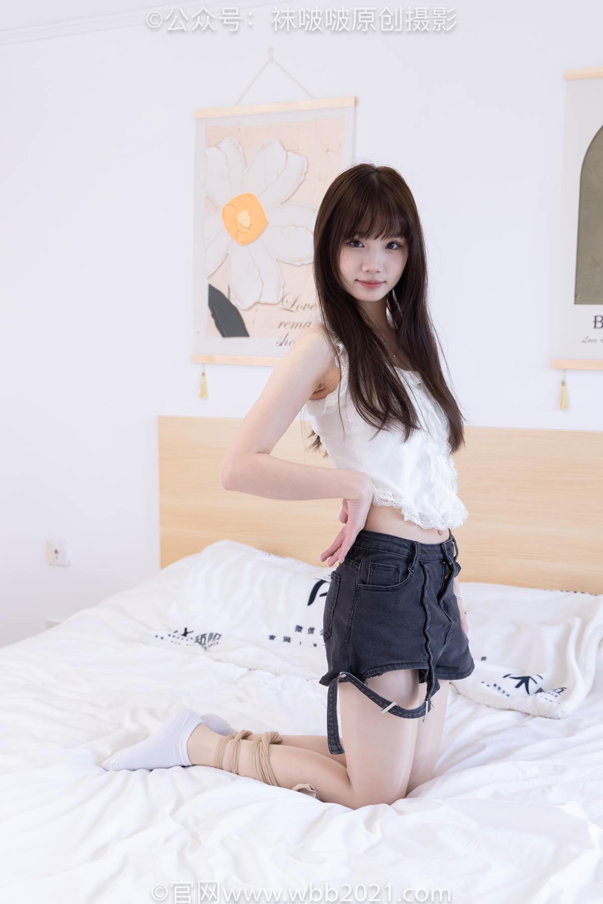 图片[43]-[BoBoSocks袜啵啵]NO.570 甜甜圈-板鞋、白棉袜、油亮肉丝[126P] – 速更版-美库