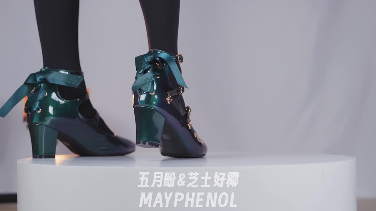 图片[20]-芝士好椰 NO.084 – 墨绿宝石 奇迹岛丘比特之心猫眼宝石[21P] – 速更版-美库