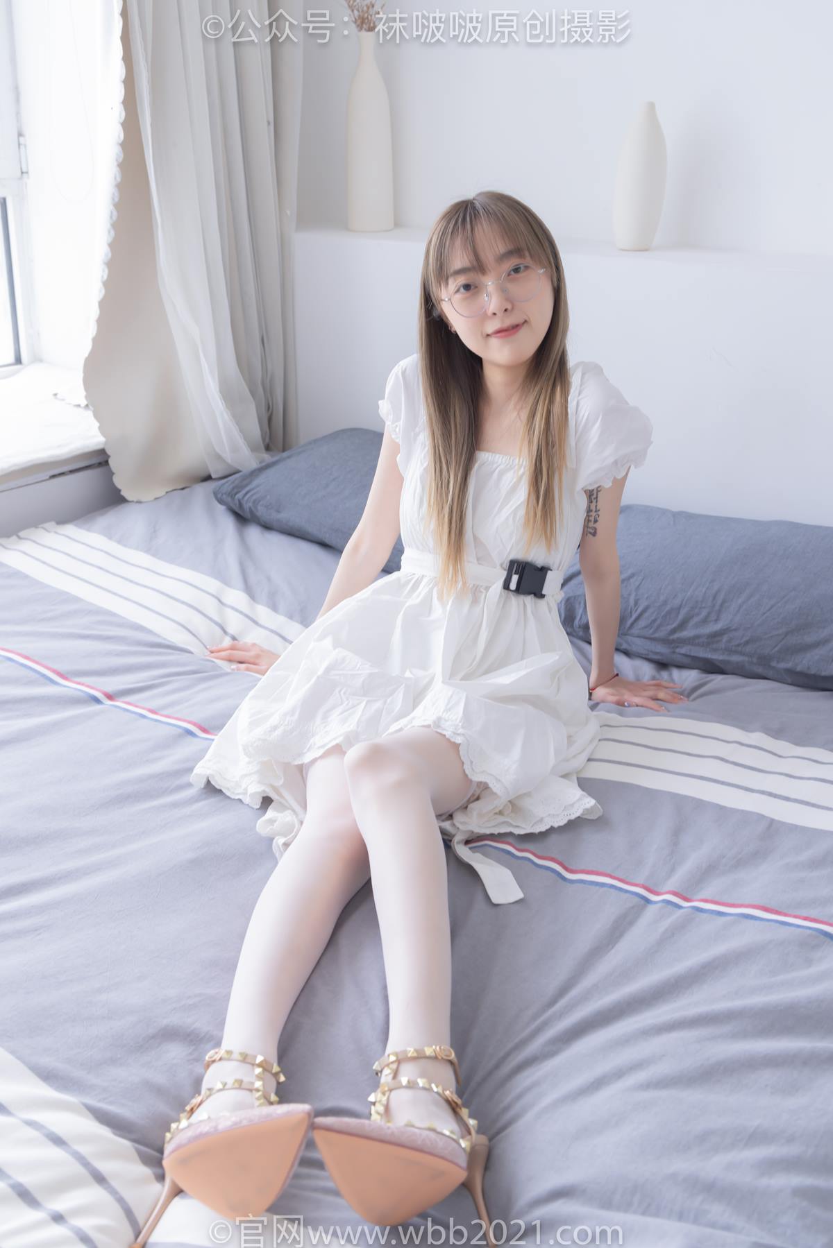 图片[16]-[BoBoSocks袜啵啵]NO.571 稚予-高跟鞋、薄肉丝、大腿薄白丝[98P] – 速更版-美库