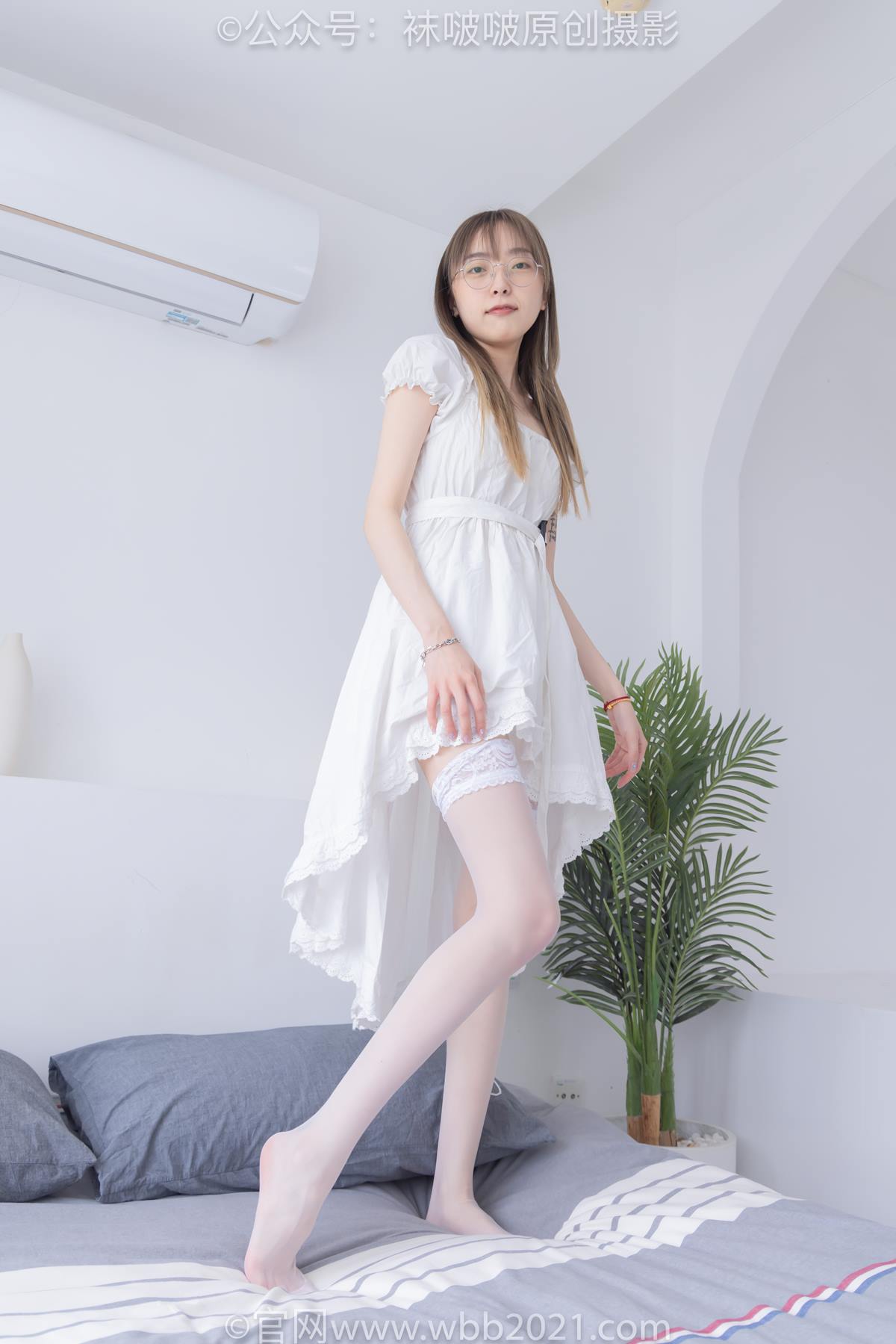 图片[32]-[BoBoSocks袜啵啵]NO.571 稚予-高跟鞋、薄肉丝、大腿薄白丝[98P] – 速更版-美库