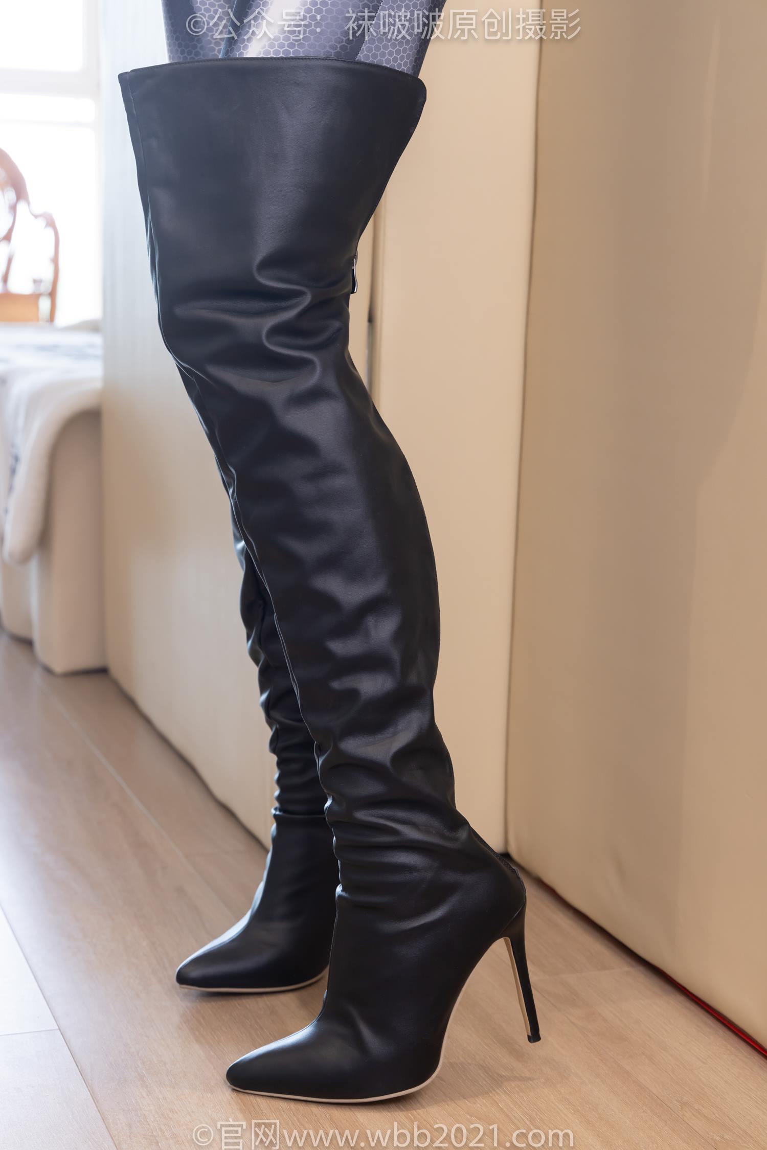 图片[73]-[BoBoSocks袜啵啵]NO.572 小甜豆-连体服、长靴、薄黑丝[105P] – 速更版-美库