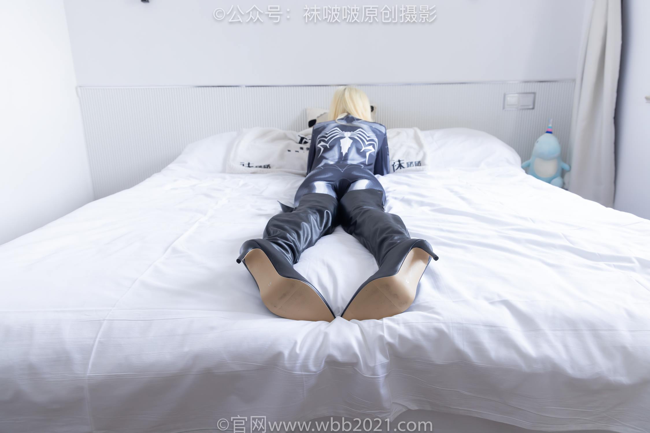 图片[77]-[BoBoSocks袜啵啵]NO.572 小甜豆-连体服、长靴、薄黑丝[105P] – 速更版-美库