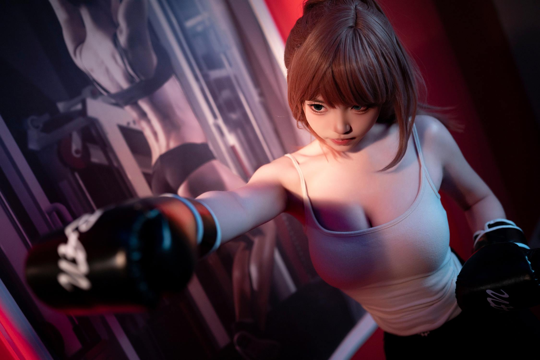 图片[29]-Bangni邦尼 – 致命拳击[28P] – 速更版-美库