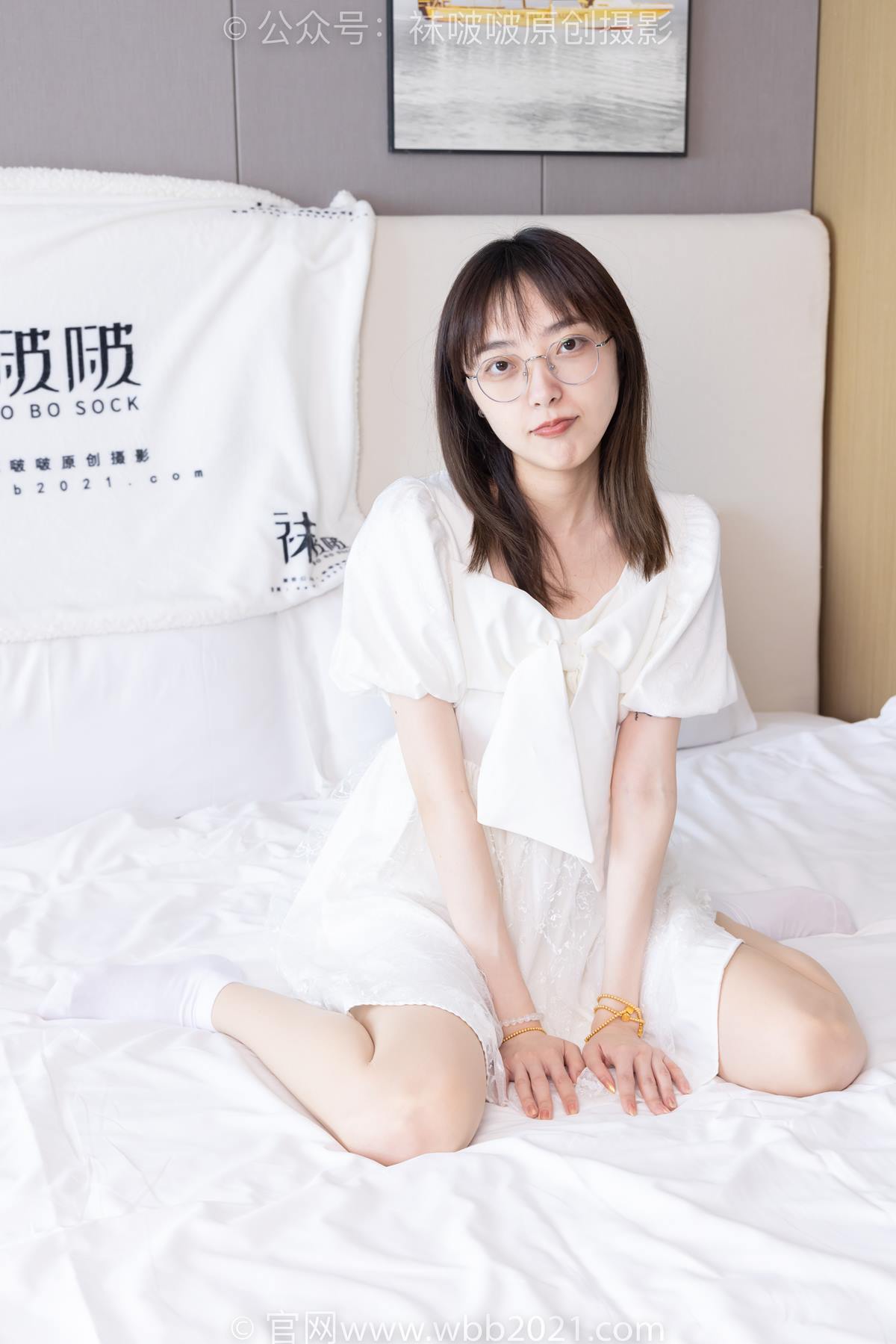 图片[14]-[BoBoSocks袜啵啵]NO.574 稚予-板鞋、白棉袜、薄肉丝[110P] – 速更版-美库