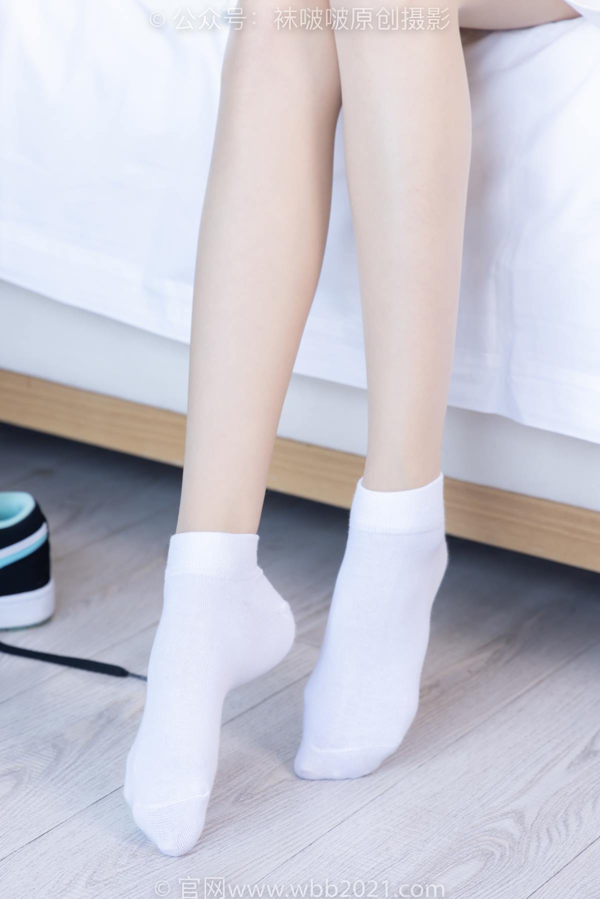 图片[25]-[BoBoSocks袜啵啵]NO.574 稚予-板鞋、白棉袜、薄肉丝[110P] – 速更版-美库