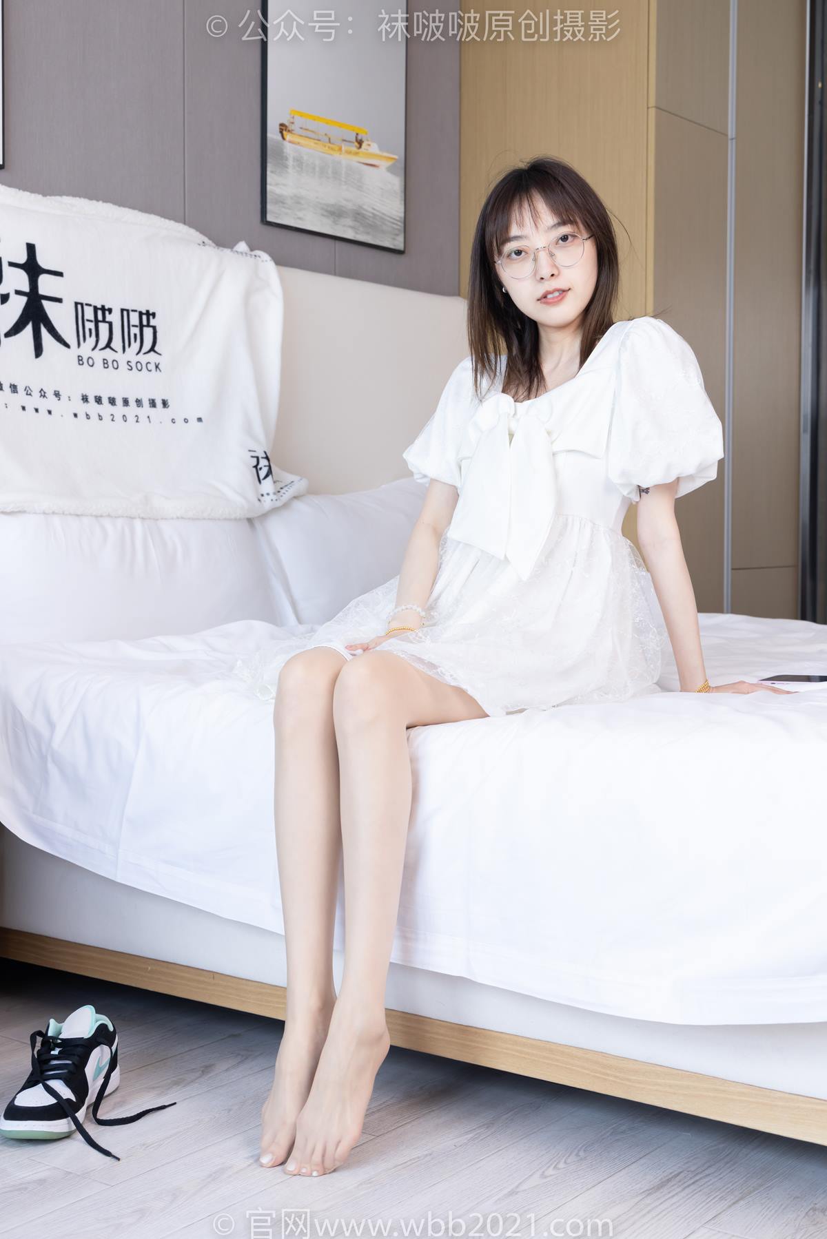 图片[63]-[BoBoSocks袜啵啵]NO.574 稚予-板鞋、白棉袜、薄肉丝[110P] – 速更版-美库