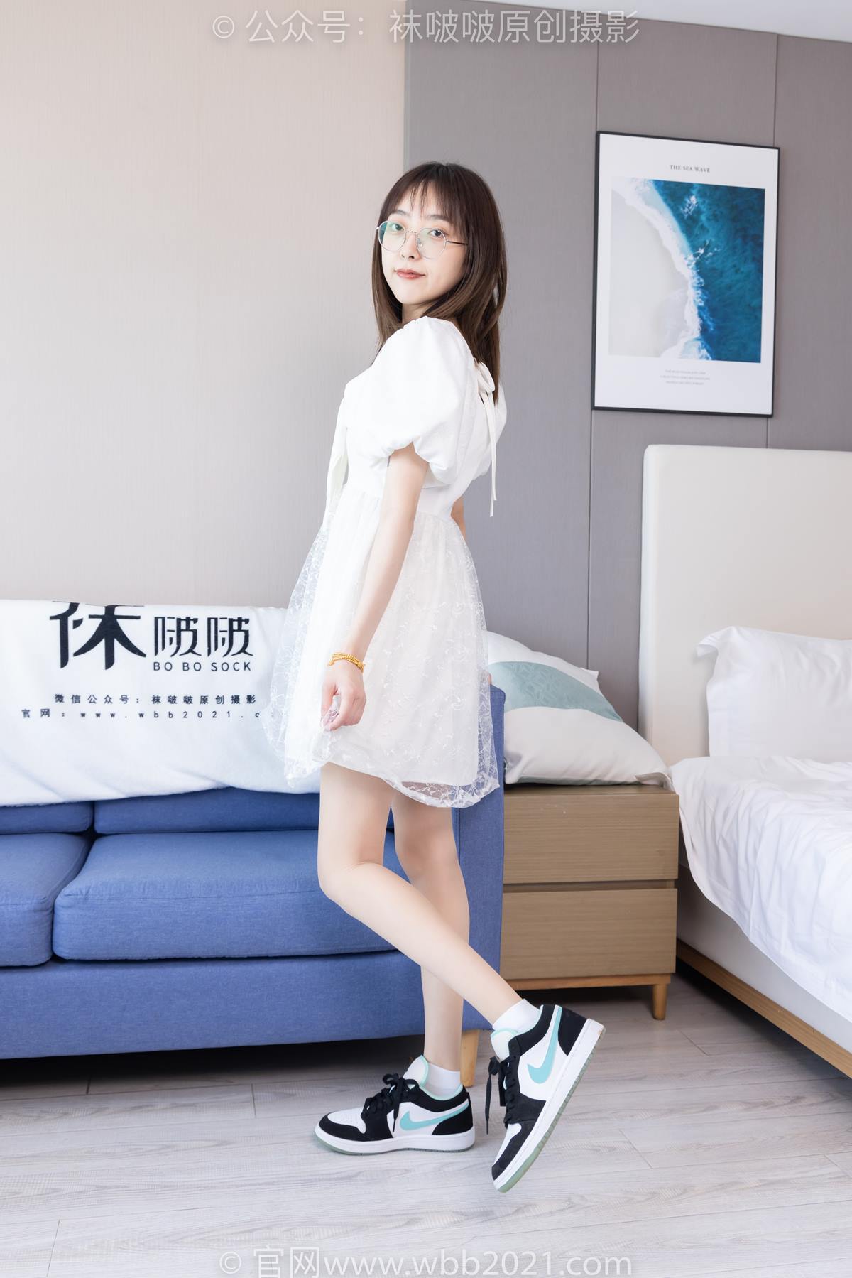 图片[77]-[BoBoSocks袜啵啵]NO.574 稚予-板鞋、白棉袜、薄肉丝[110P] – 速更版-美库