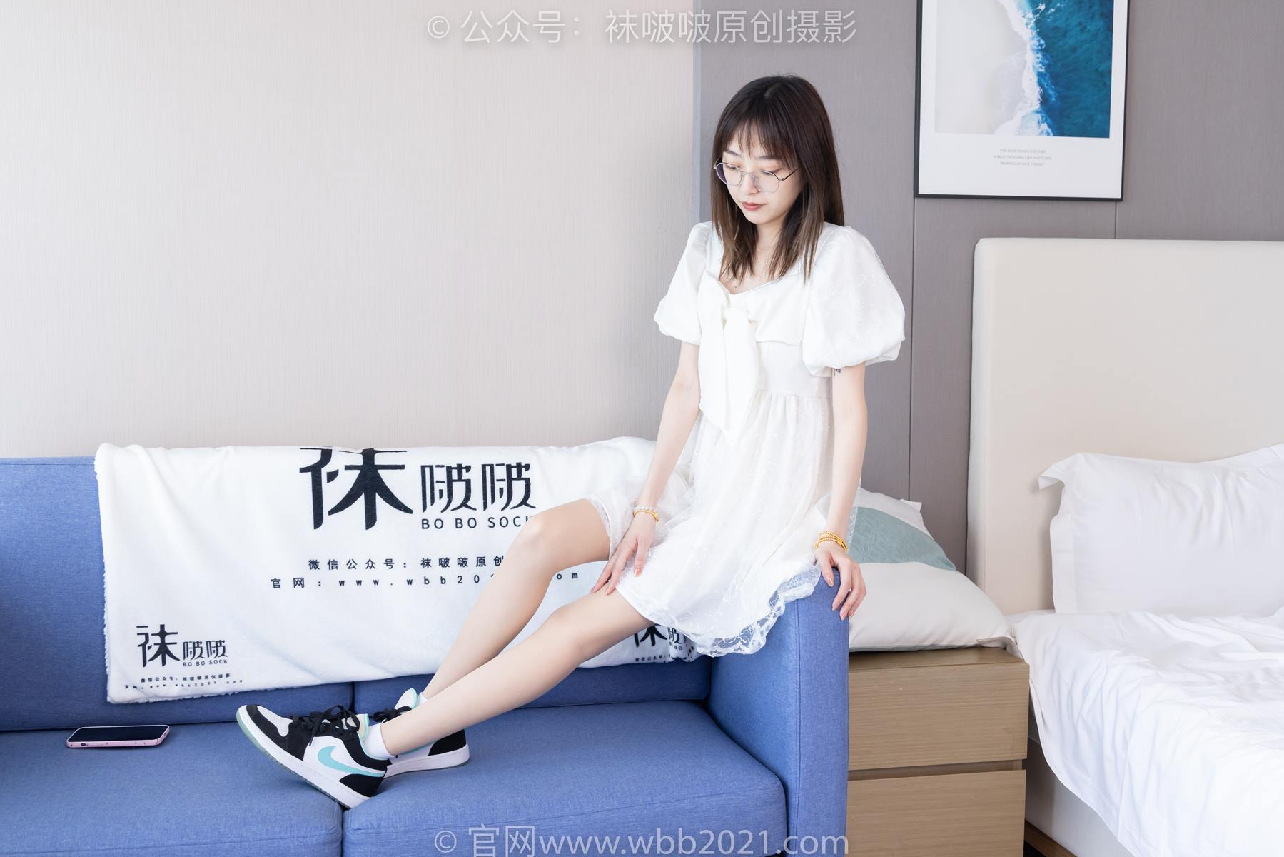 图片[85]-[BoBoSocks袜啵啵]NO.574 稚予-板鞋、白棉袜、薄肉丝[110P] – 速更版-美库