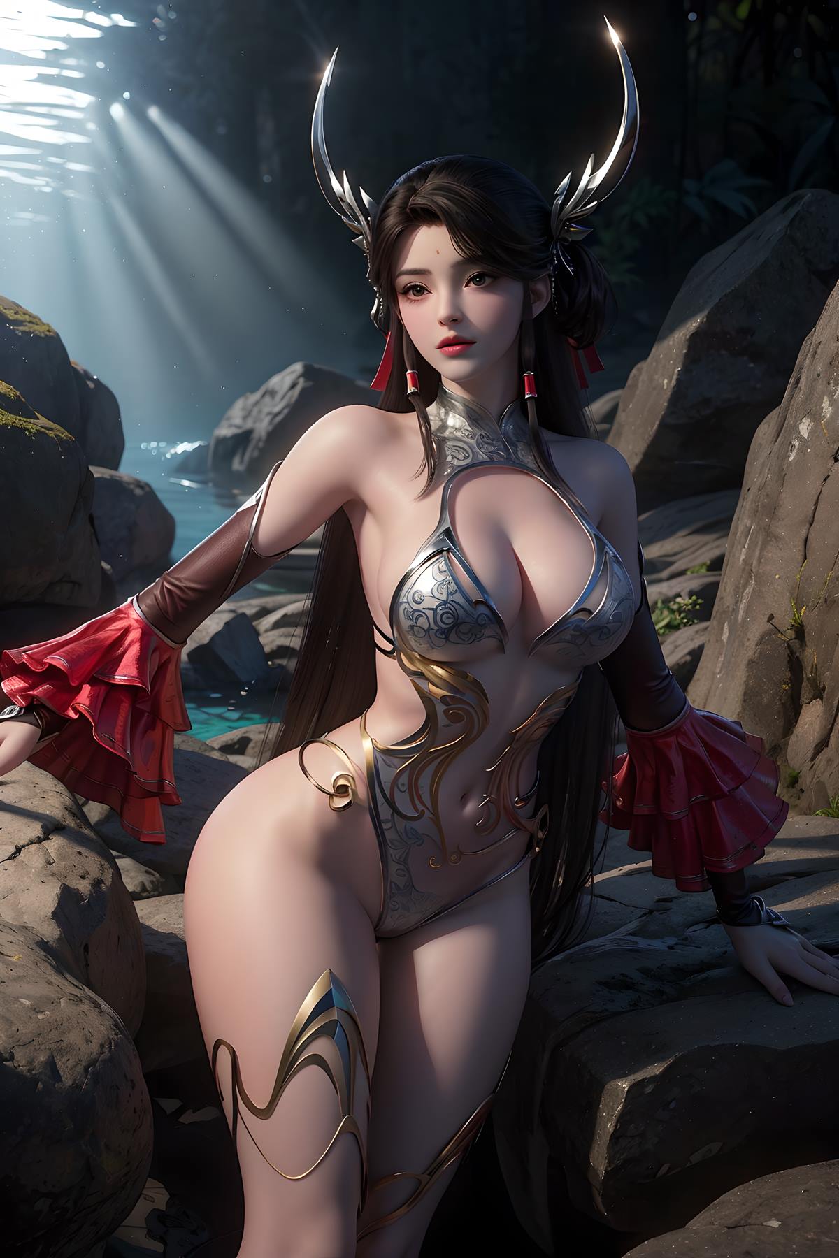 图片[13]-AI绘画 689 完美世界-火灵儿[22P] – 速更版-美库