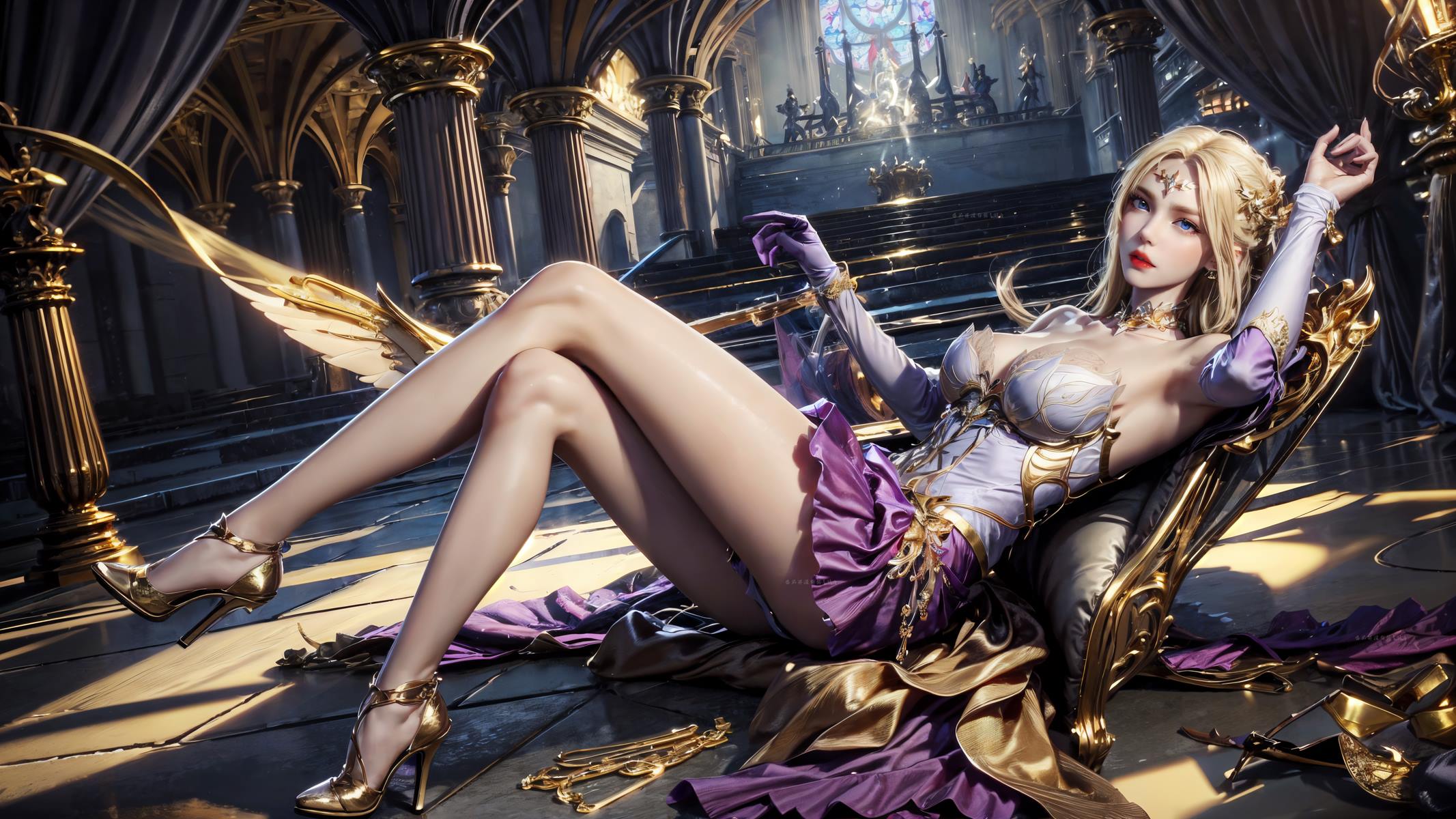 图片[17]-AI绘画 693 斗罗大陆-千仞雪[24P] – 速更版-美库