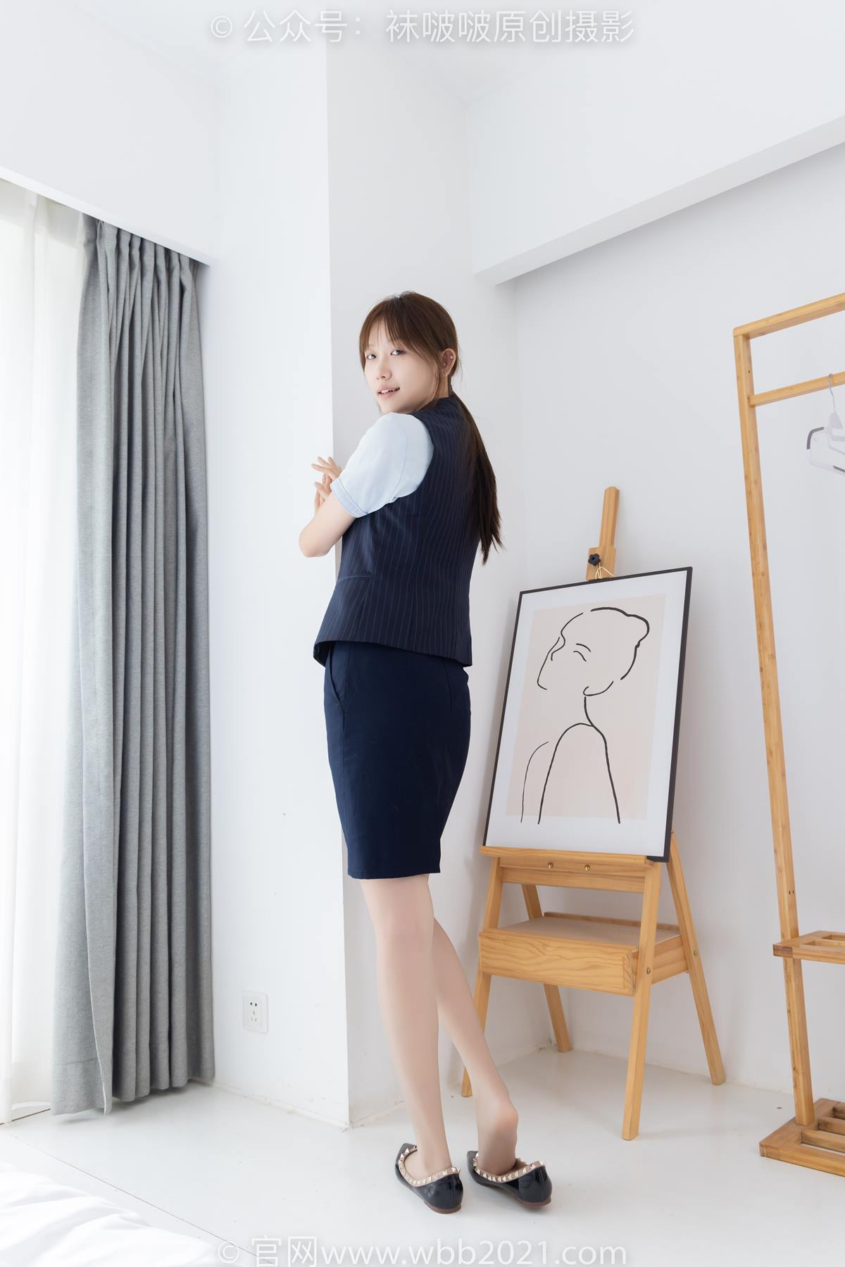 图片[48]-[BoBoSocks袜啵啵]NO.575 香菜-平底鞋、薄灰丝、银行制服[144P] – 速更版-美库