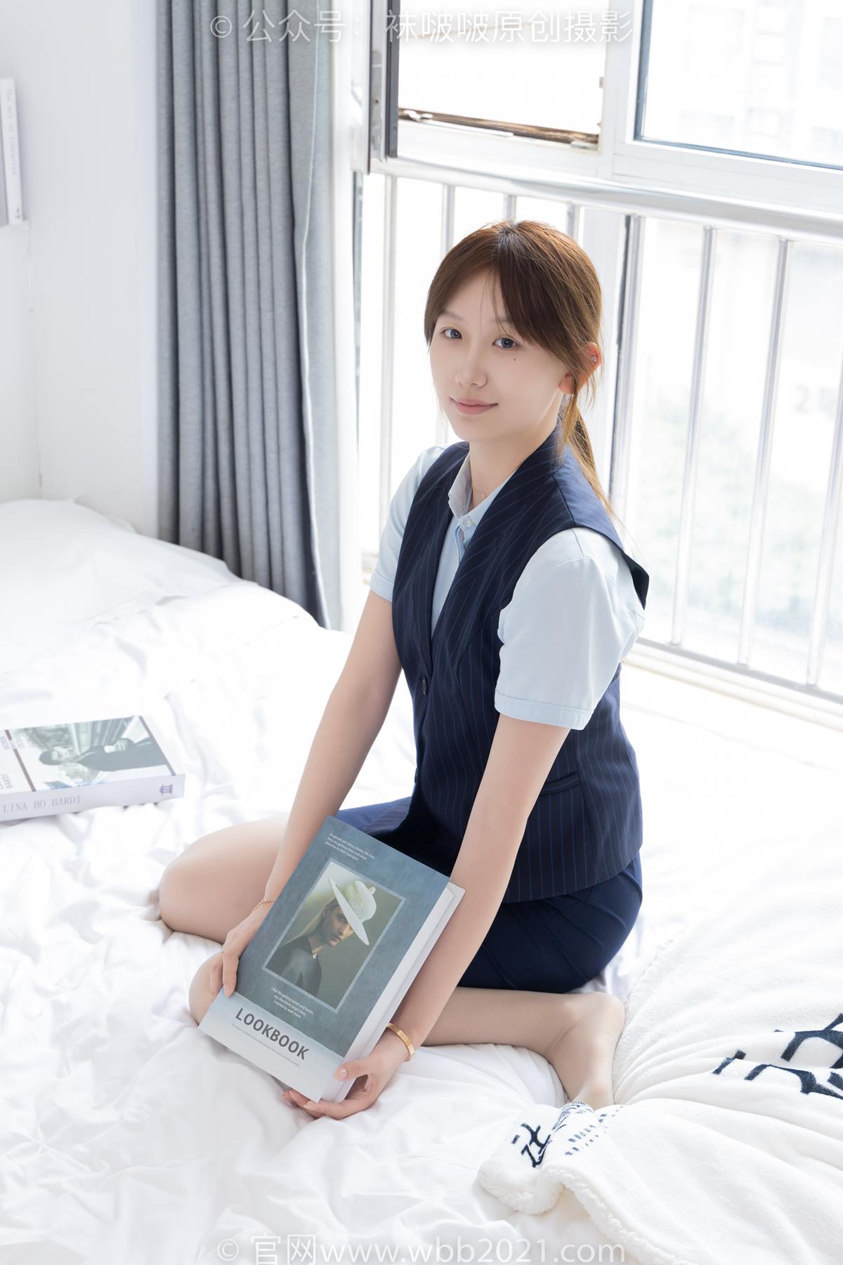 图片[145]-[BoBoSocks袜啵啵]NO.575 香菜-平底鞋、薄灰丝、银行制服[144P] – 速更版-美库