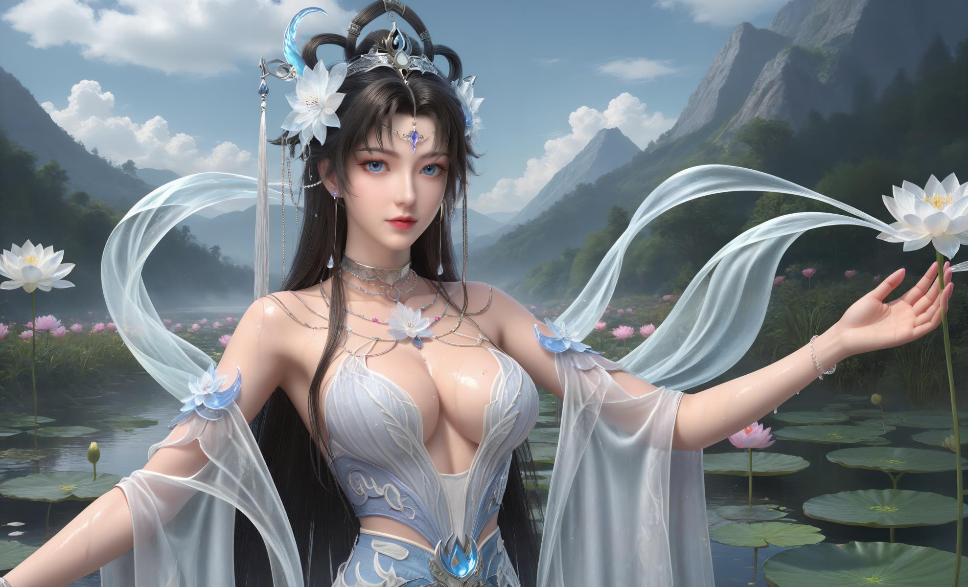 图片[23]-AI绘画 702 邀月 [136P] – 速更版-美库