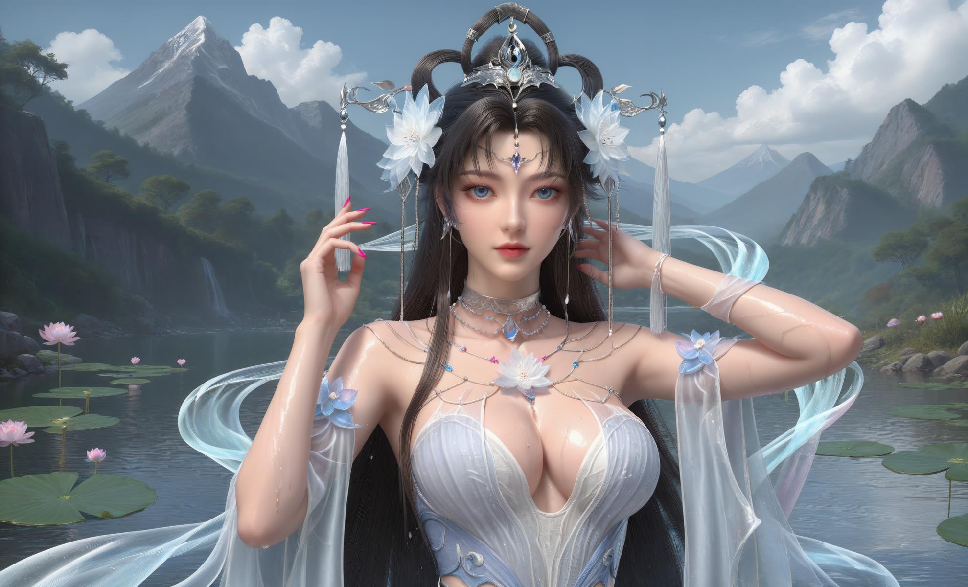 图片[30]-AI绘画 702 邀月 [136P] – 速更版-美库