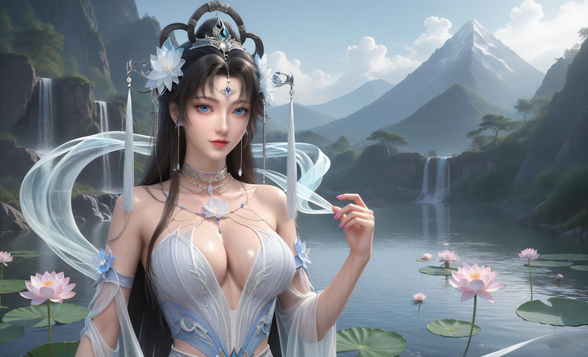 图片[31]-AI绘画 702 邀月 [136P] – 速更版-美库