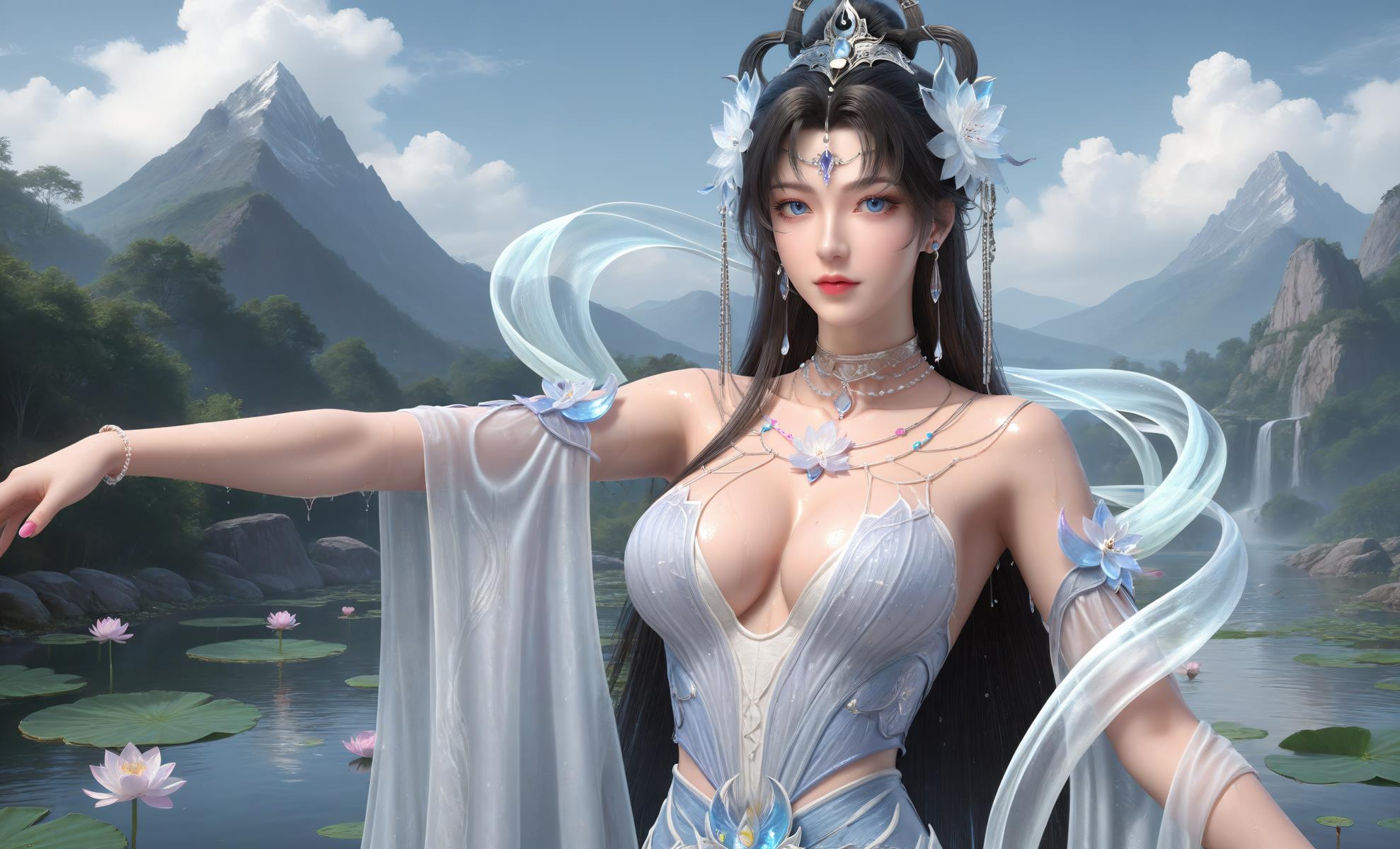 图片[35]-AI绘画 702 邀月 [136P] – 速更版-美库