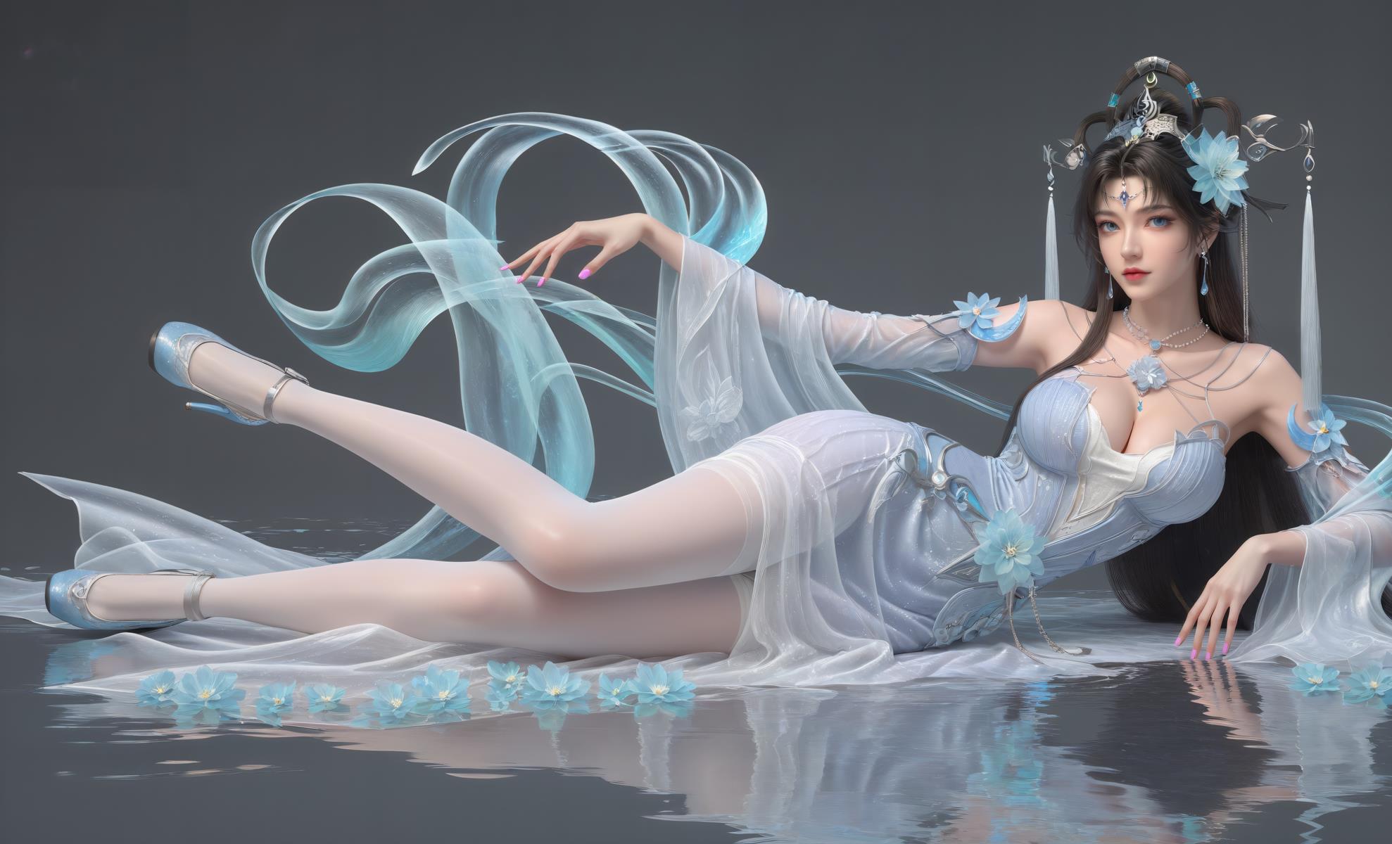 图片[49]-AI绘画 702 邀月 [136P] – 速更版-美库