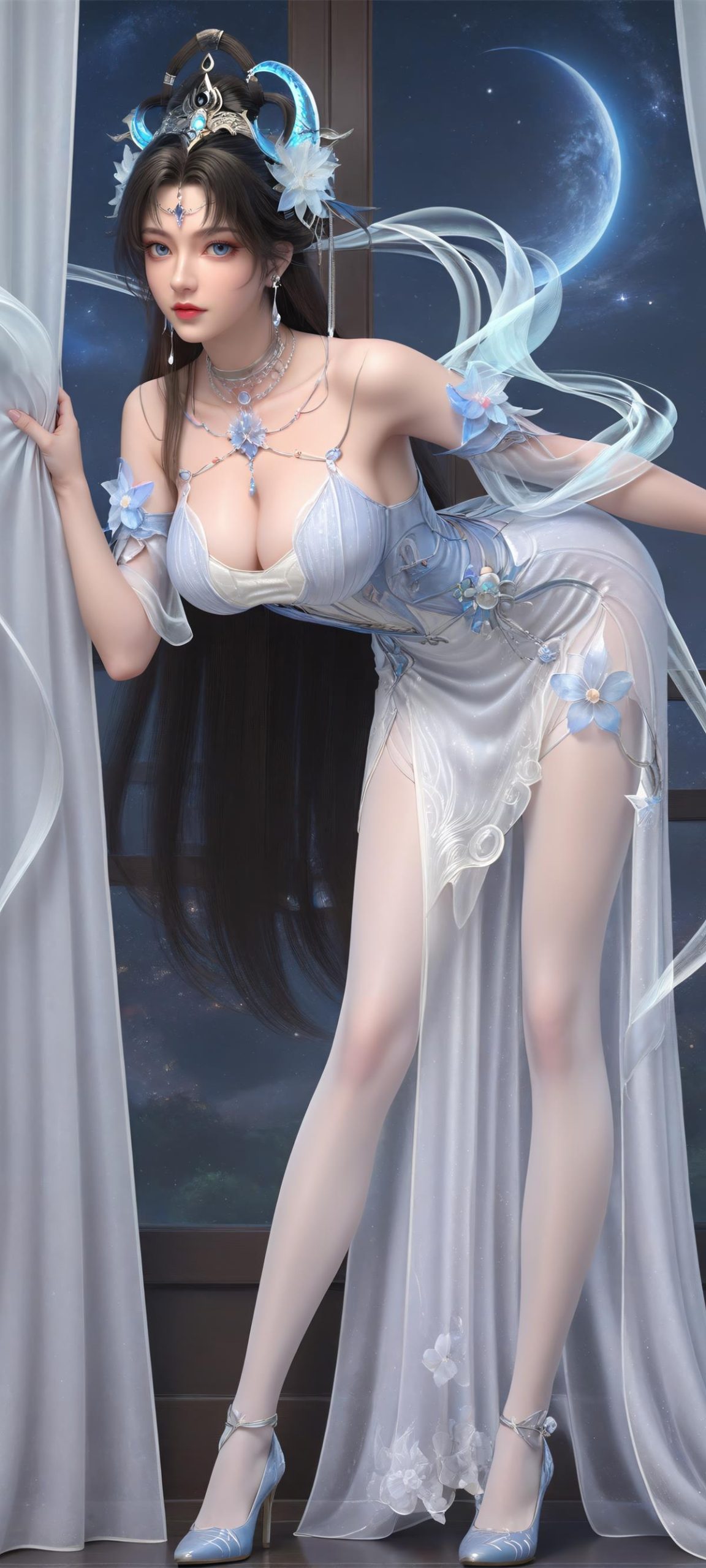 图片[61]-AI绘画 702 邀月 [136P] – 速更版-美库