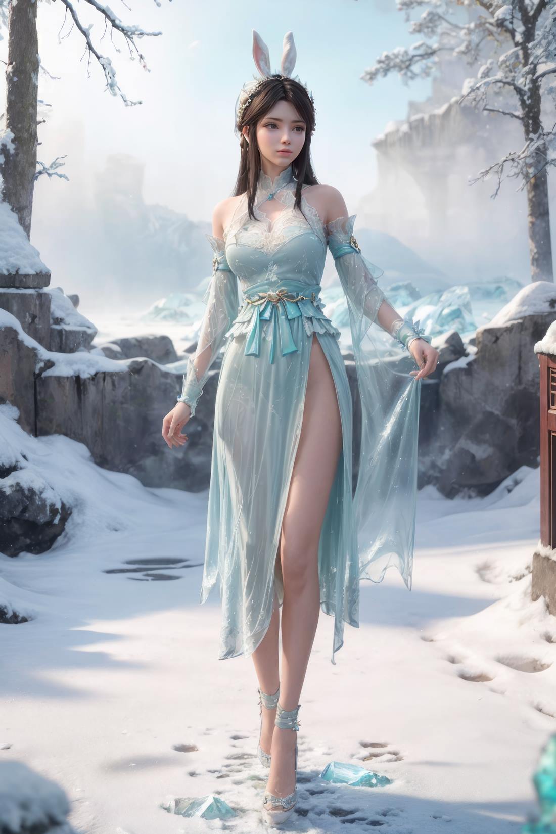 图片[14]-AI绘画 706 斗破苍穹-萧薰儿[56P] – 速更版-美库