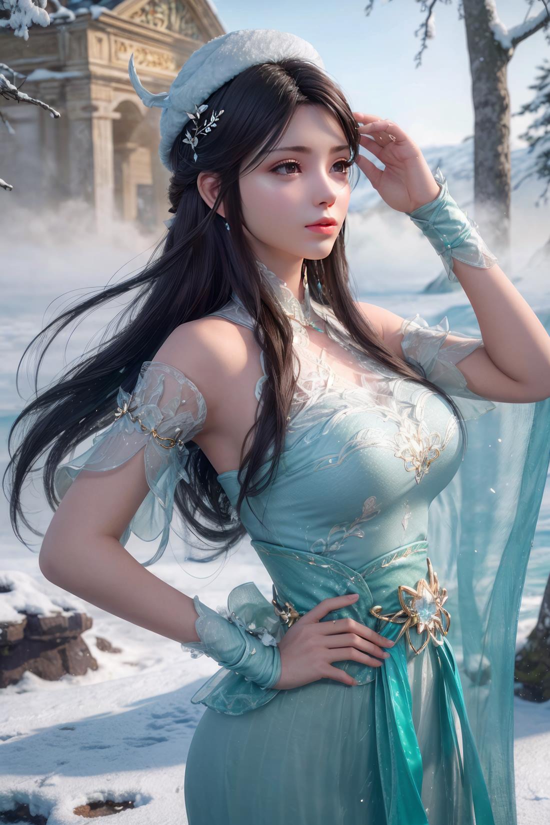 图片[35]-AI绘画 706 斗破苍穹-萧薰儿[56P] – 速更版-美库