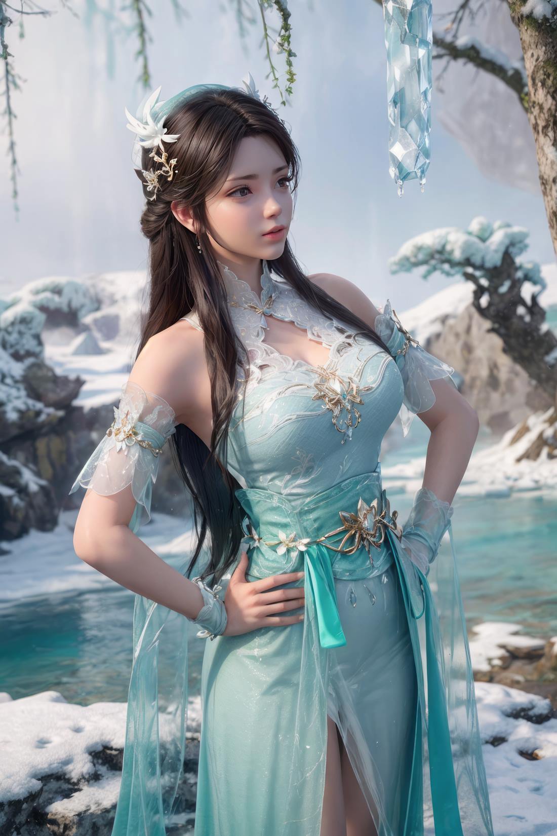 图片[44]-AI绘画 706 斗破苍穹-萧薰儿[56P] – 速更版-美库