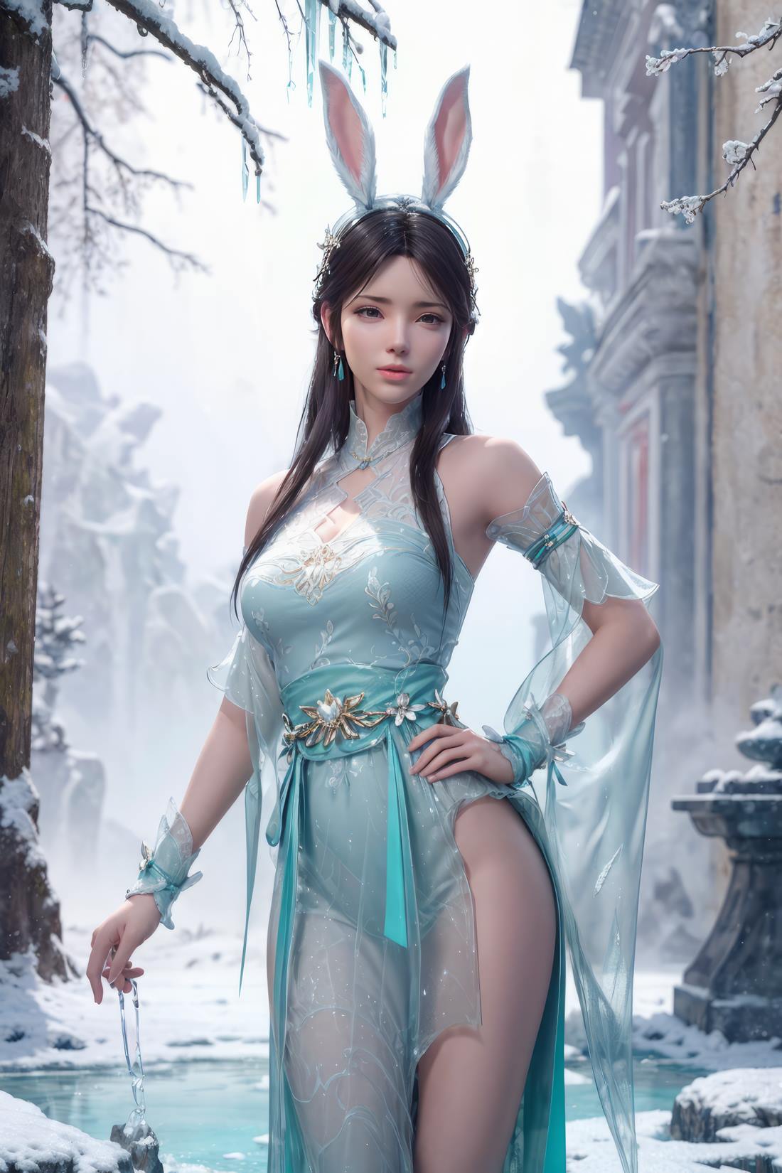 图片[55]-AI绘画 706 斗破苍穹-萧薰儿[56P] – 速更版-美库