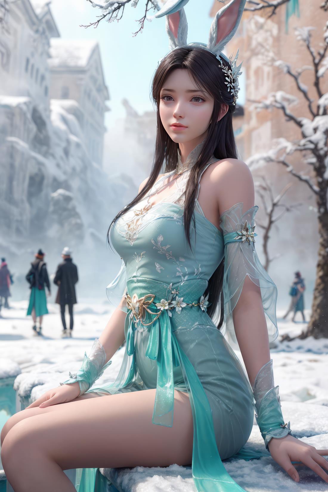 图片[56]-AI绘画 706 斗破苍穹-萧薰儿[56P] – 速更版-美库