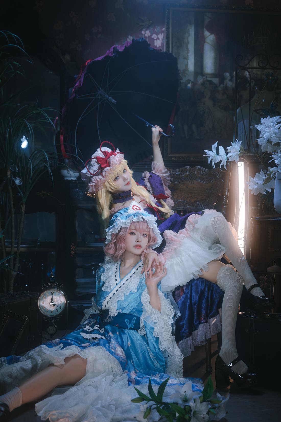 图片[12]-花柒Hana & 肃雨雨雨 – 八云紫 西行寺幽幽子[16P] – 速更版-美库