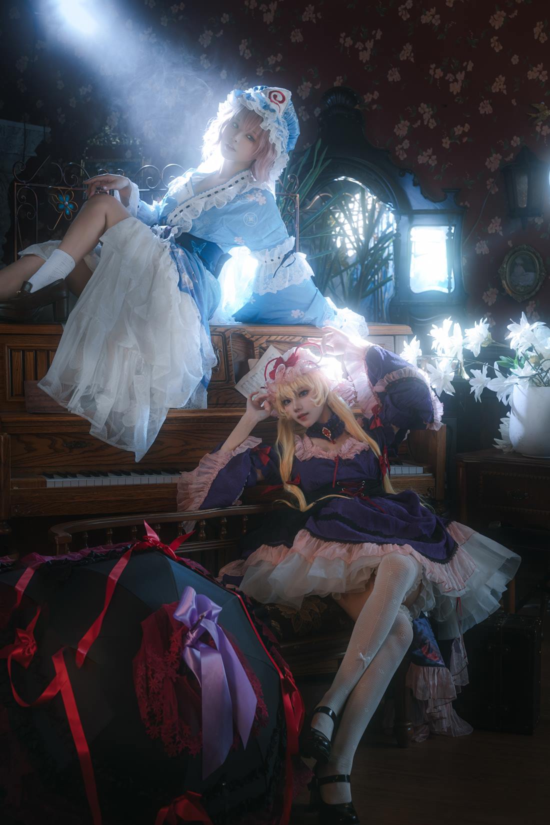 图片[13]-花柒Hana & 肃雨雨雨 – 八云紫 西行寺幽幽子[16P] – 速更版-美库