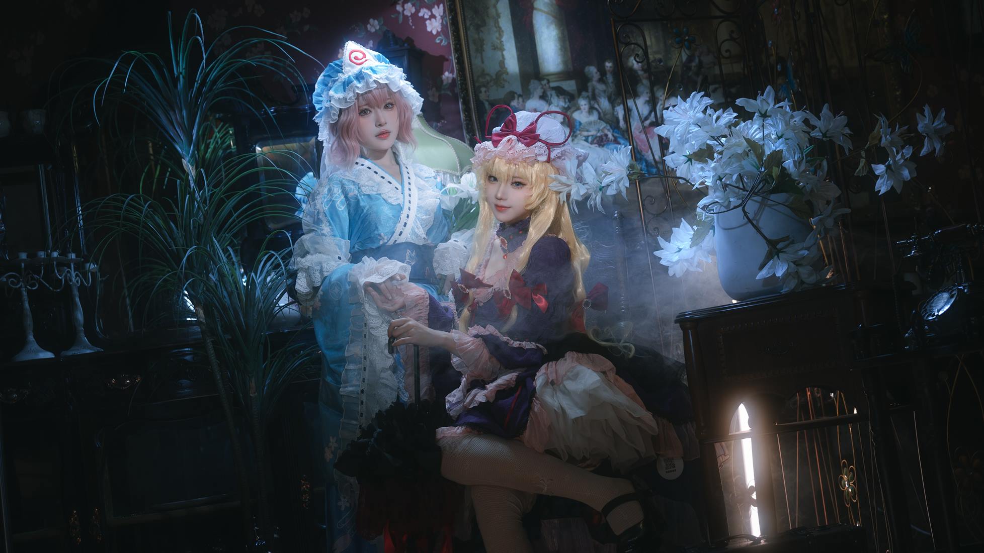 图片[16]-花柒Hana & 肃雨雨雨 – 八云紫 西行寺幽幽子[16P] – 速更版-美库