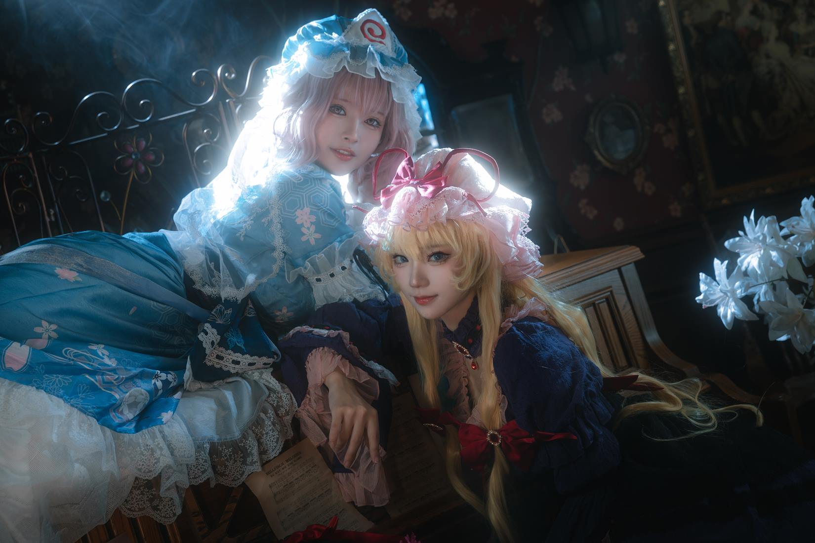 图片[17]-花柒Hana & 肃雨雨雨 – 八云紫 西行寺幽幽子[16P] – 速更版-美库