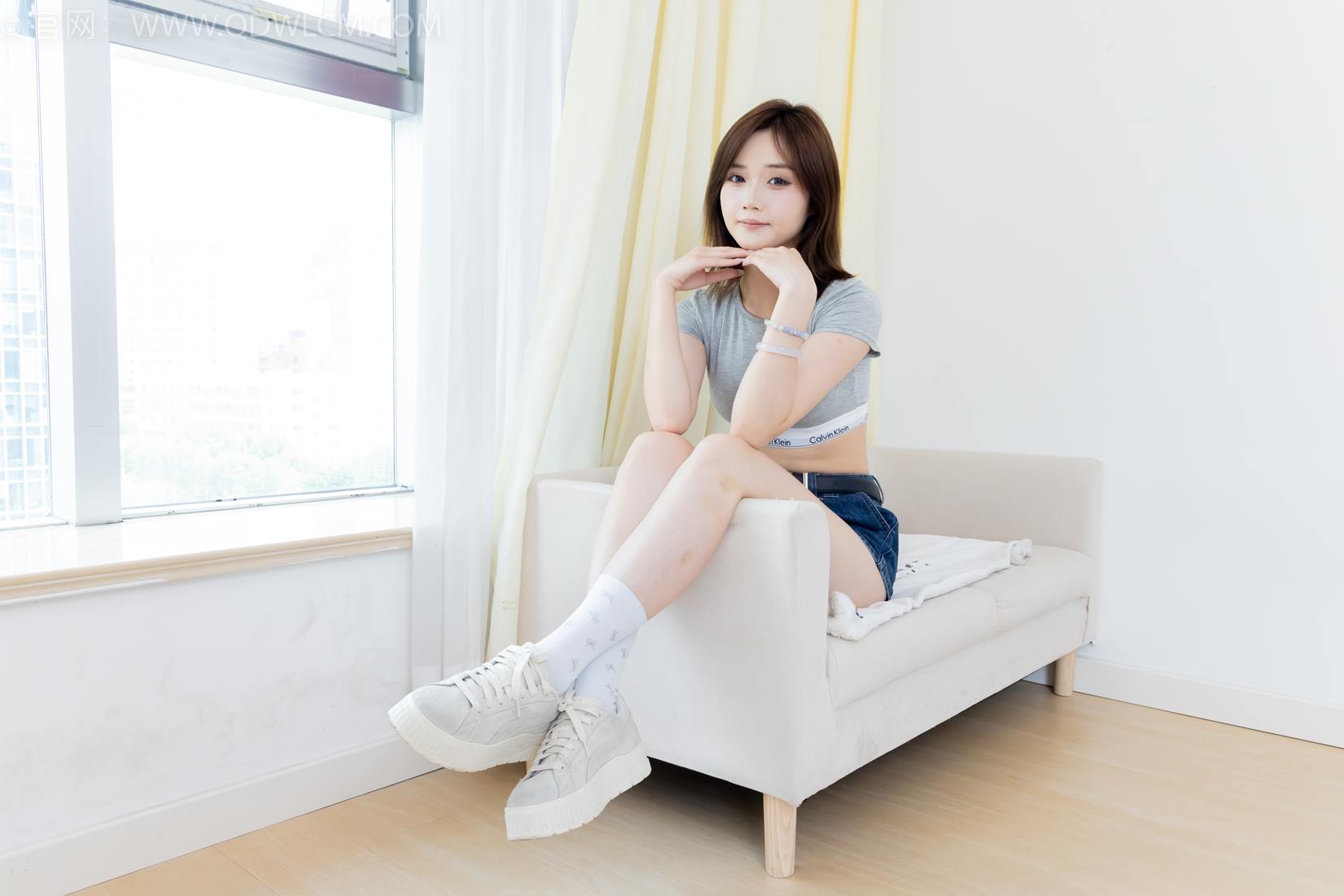 图片[22]-物恋传媒 NO.2404 橙子-帆布鞋、白棉袜、裸足[155P] – 速更版-美库