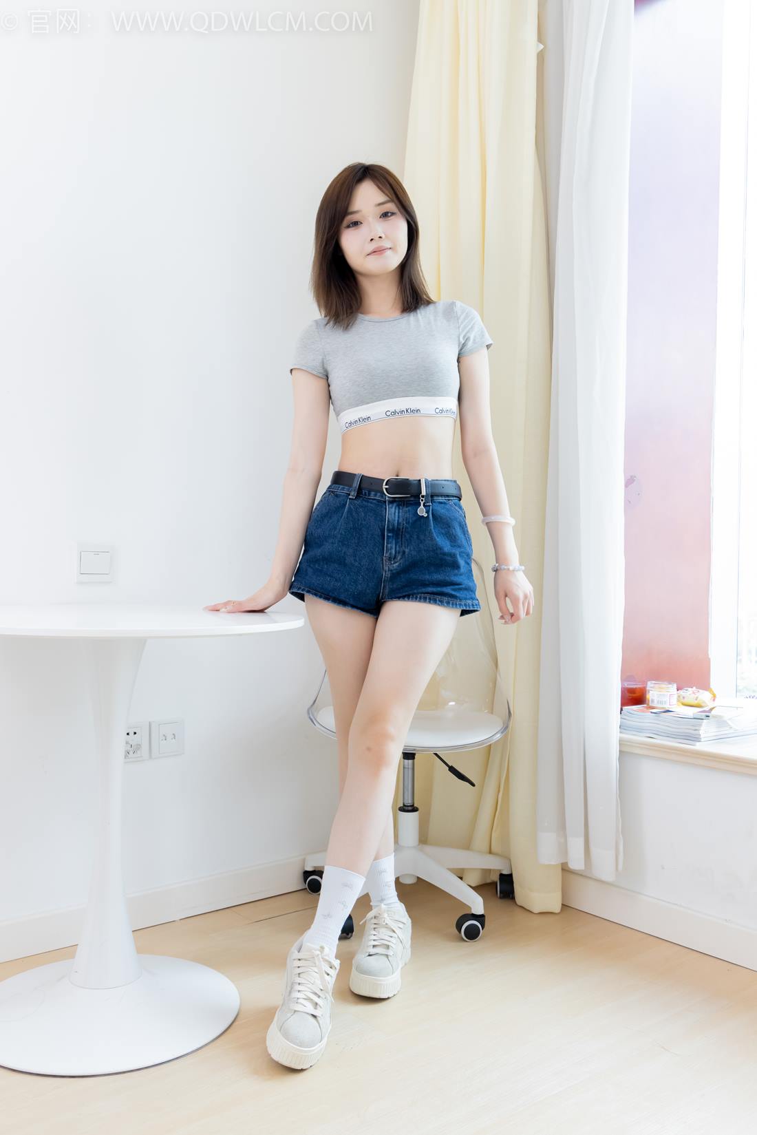 图片[33]-物恋传媒 NO.2404 橙子-帆布鞋、白棉袜、裸足[155P] – 速更版-美库