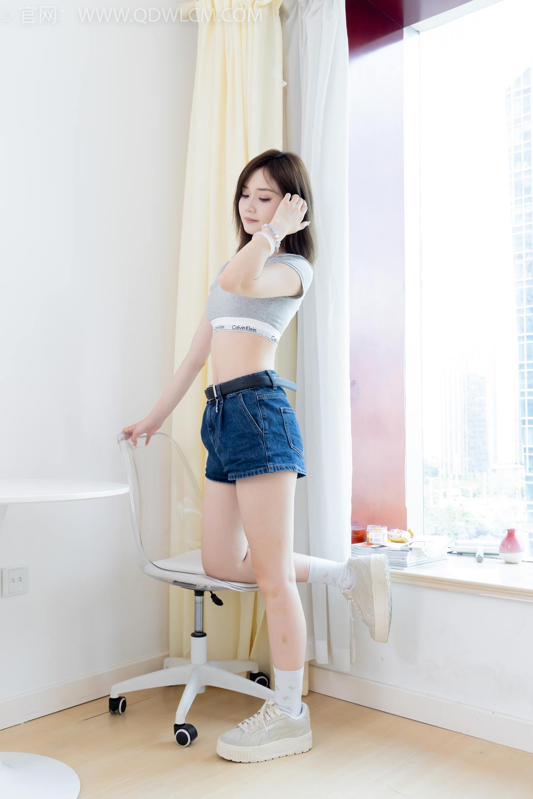 图片[40]-物恋传媒 NO.2404 橙子-帆布鞋、白棉袜、裸足[155P] – 速更版-美库