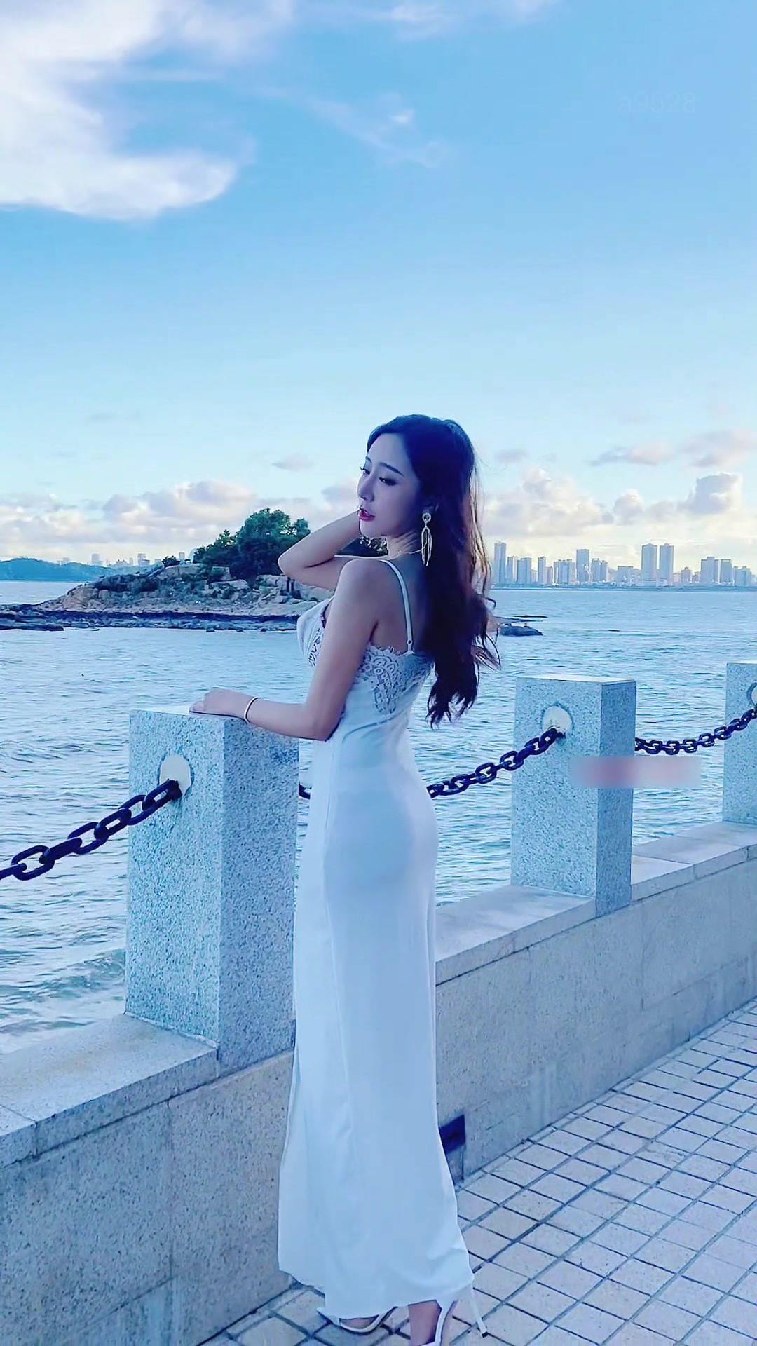 图片[28]-王馨瑶Yanni – 白色长裙[30P] – 速更版-美库