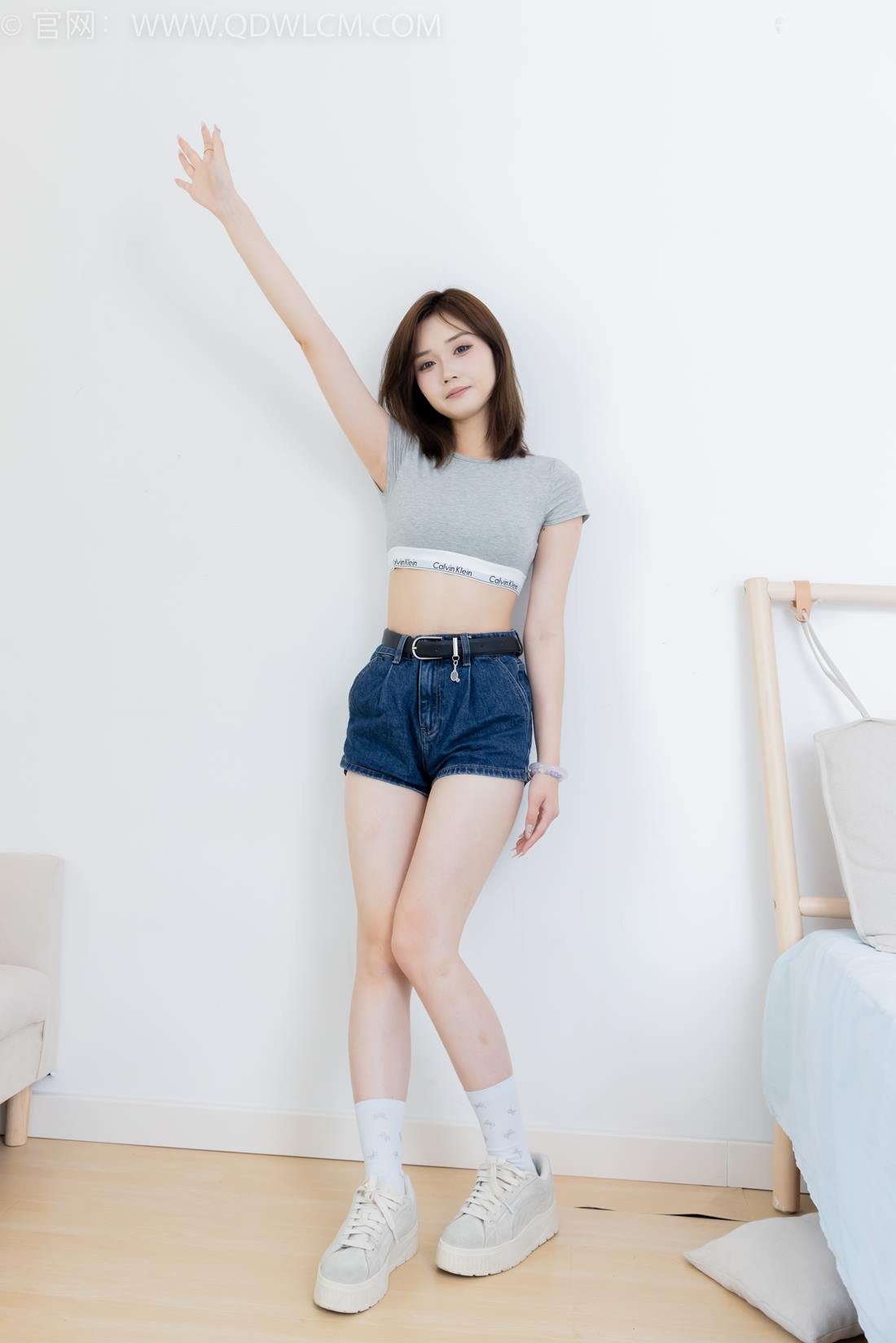 图片[149]-物恋传媒 NO.2404 橙子-帆布鞋、白棉袜、裸足[155P] – 速更版-美库