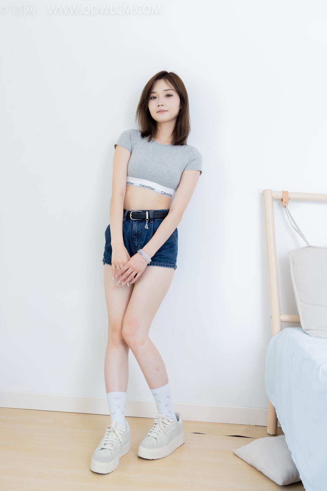 图片[150]-物恋传媒 NO.2404 橙子-帆布鞋、白棉袜、裸足[155P] – 速更版-美库