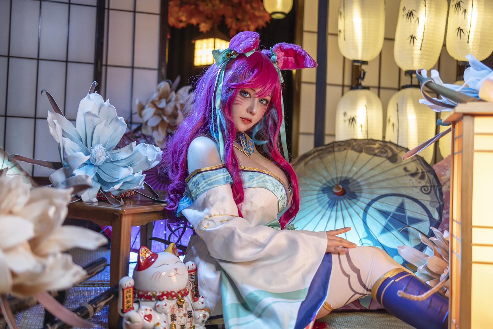 图片[12]-KANEKO_咔喵 – 英雄联盟 灵魂莲华 阿狸[17P] – 速更版-美库