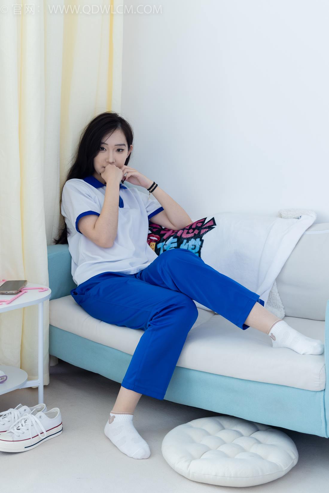 图片[45]-物恋传媒 NO.2406 橙橙-帆布鞋、白棉袜、薄肉丝、校服裤里丝[138P] – 速更版-美库