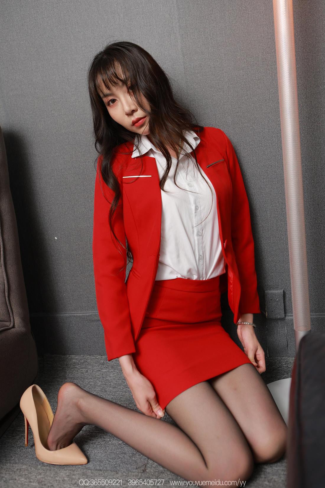 图片[70]-[IESS异思趣向] 2025.07.04 丝享家2097：团团《红色OL套装（下）》[87P] – 速更版-美库
