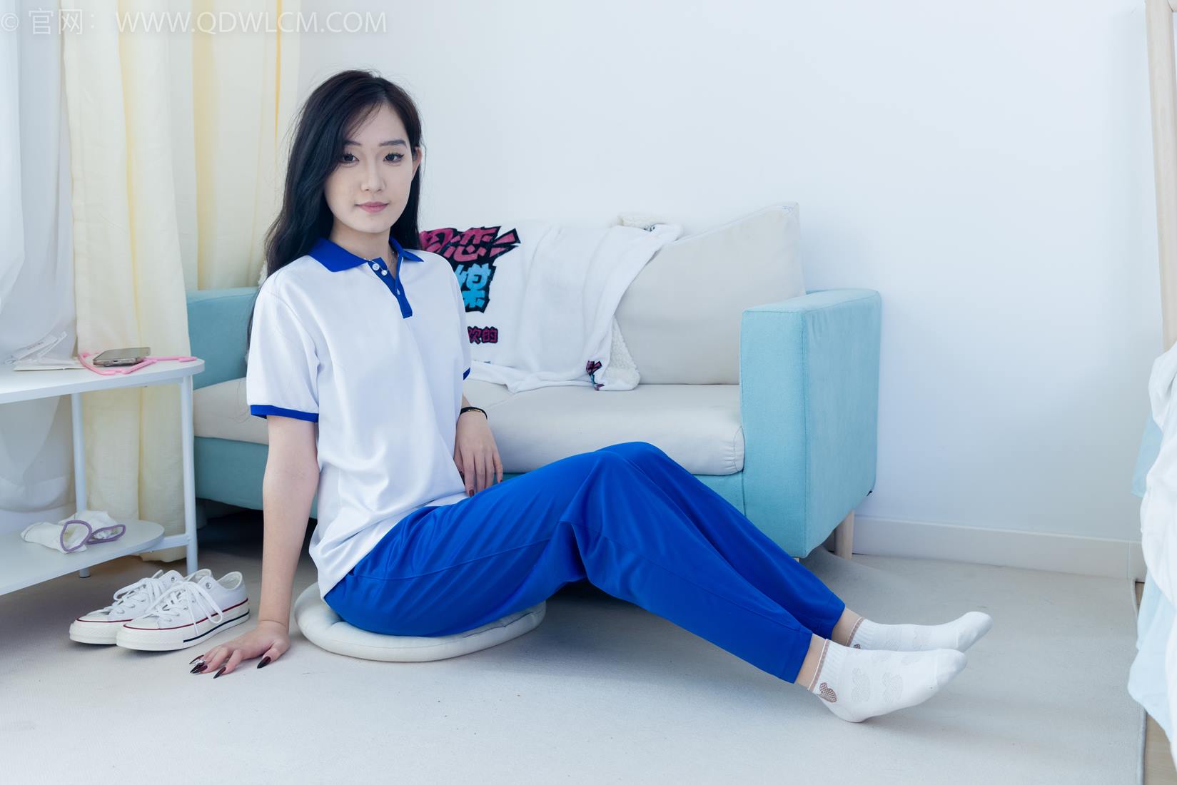 图片[53]-物恋传媒 NO.2406 橙橙-帆布鞋、白棉袜、薄肉丝、校服裤里丝[138P] – 速更版-美库