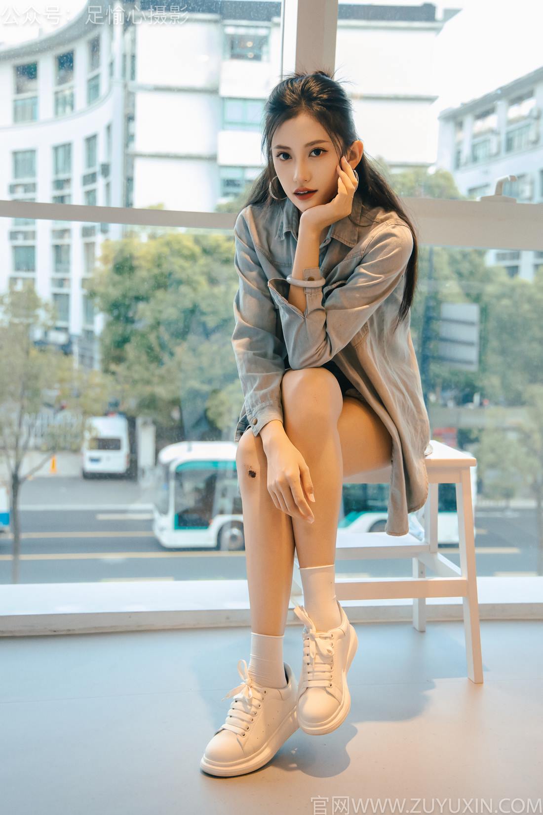 图片[20]-足愉心 NO.001 可乐（搭配：白T、牛仔短裤、板鞋、白棉袜、裸足）[96P] – 速更版-美库