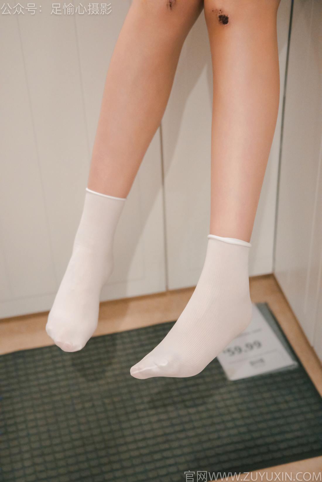 图片[80]-足愉心 NO.001 可乐（搭配：白T、牛仔短裤、板鞋、白棉袜、裸足）[96P] – 速更版-美库