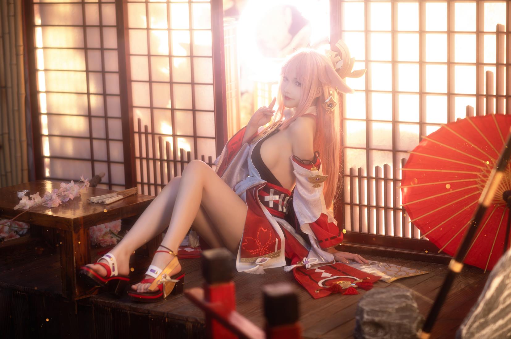 图片[11]-花兮_honoka NO.010 – 原神 八重神子[11P] – 速更版-美库